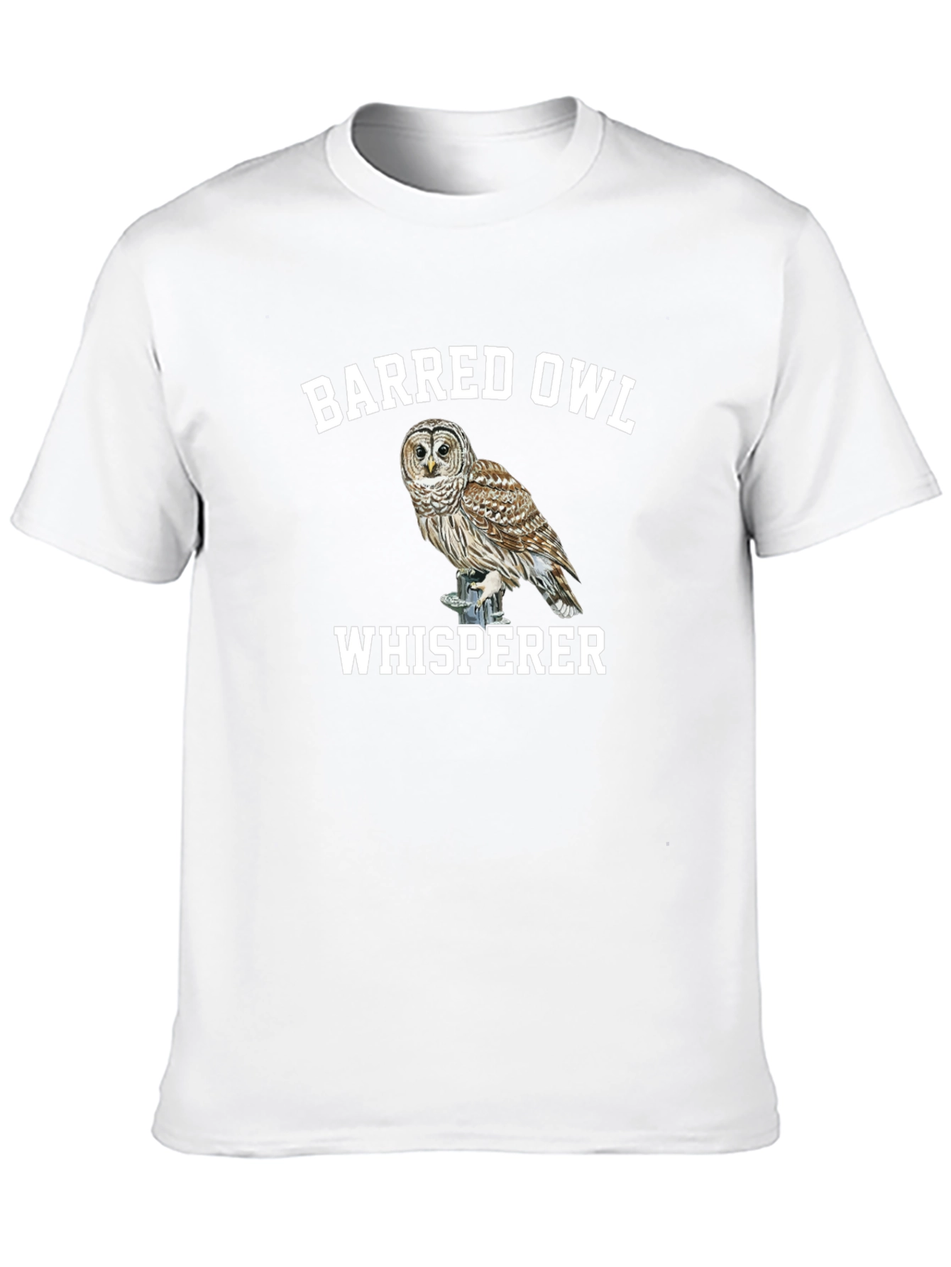 Black Barred Owl Whisperer Black T-Shirt view 10