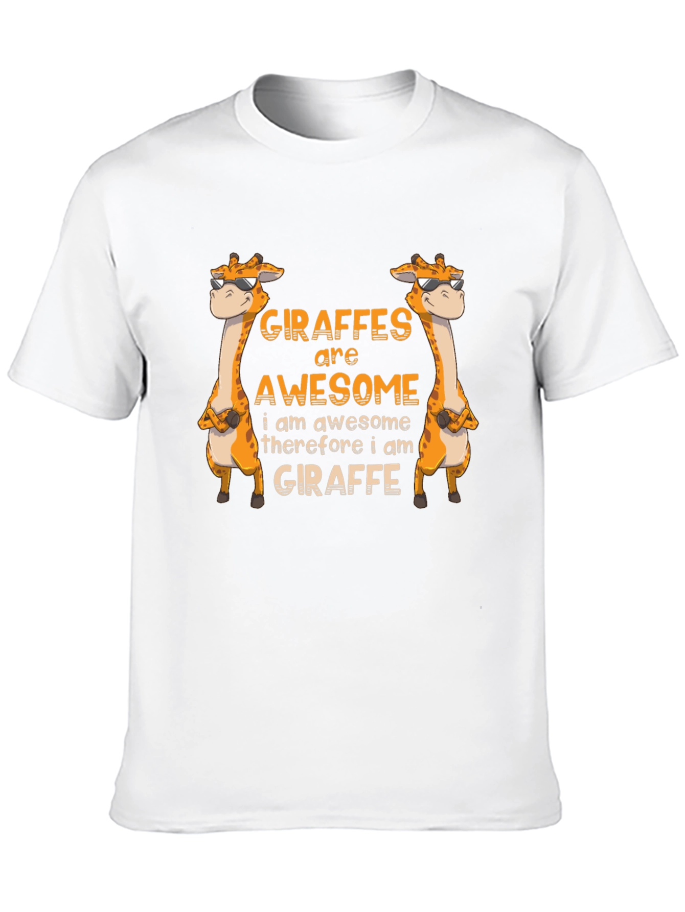 Giraffe Awesome Statement T-Shirt - 10