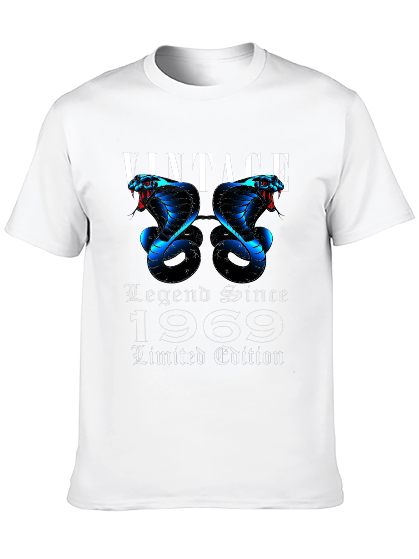 Black Vintage Cobra Legend 1969 Limited Edition Black T-Shirt view 10