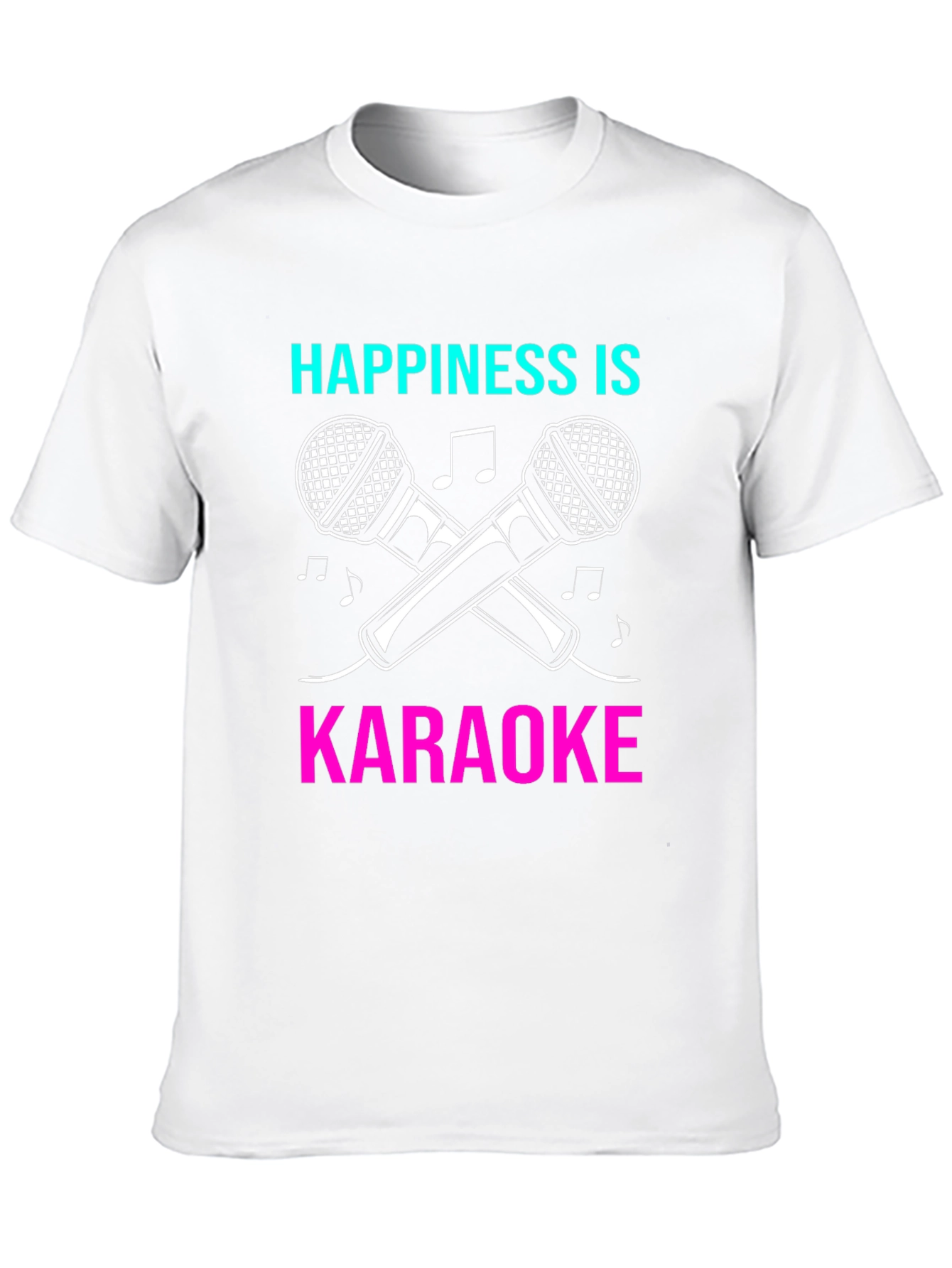 Black Happiness is Karaoke Graphic T-Shirt view 10
