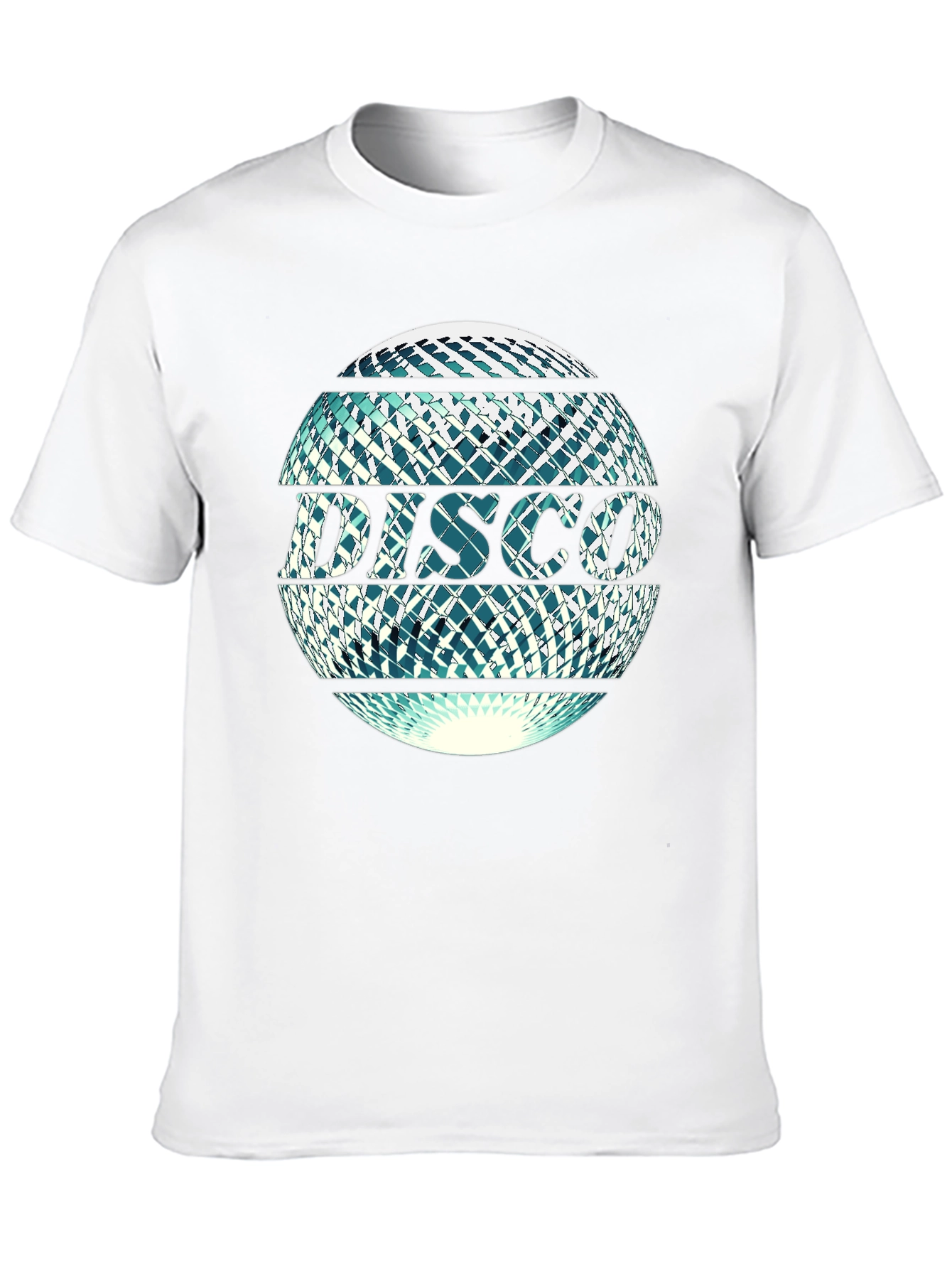 Black Retro Disco Ball T-Shirt - Vintage Style Party Tee view 10