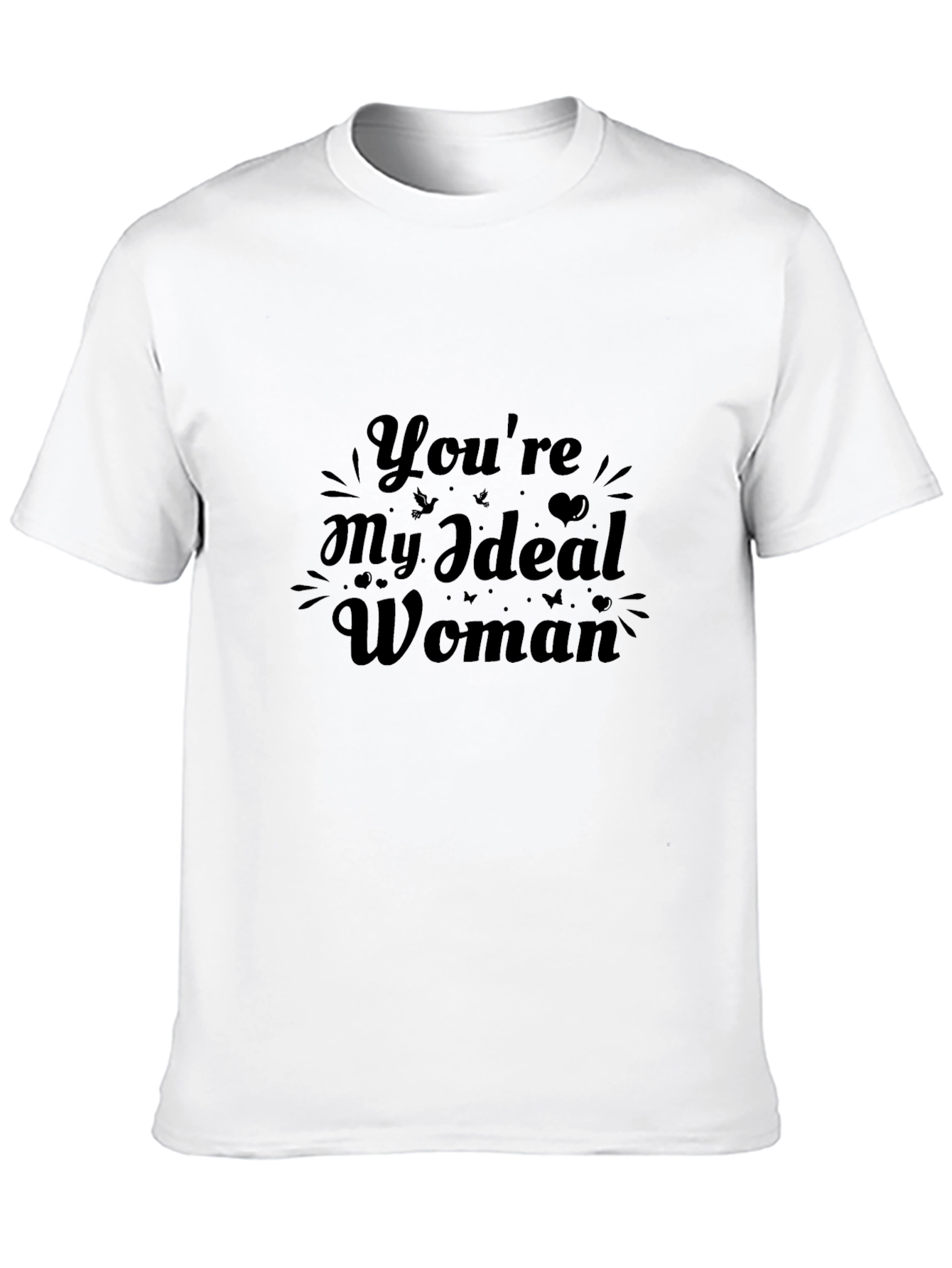 Black Ideal Woman Graphic Tee view 10