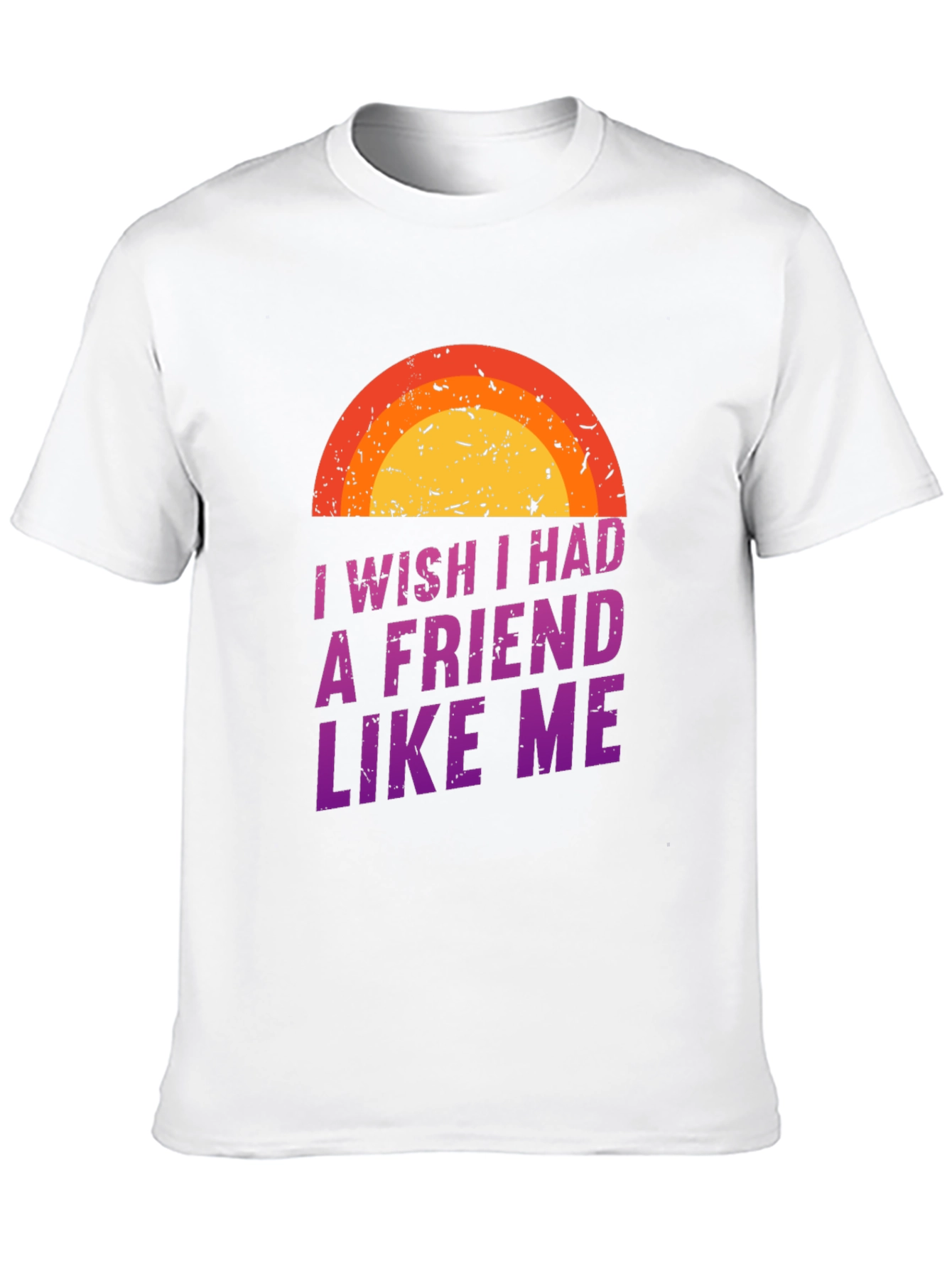 Black I Wish I Had A Friend Like Me Graphic Tee view 10