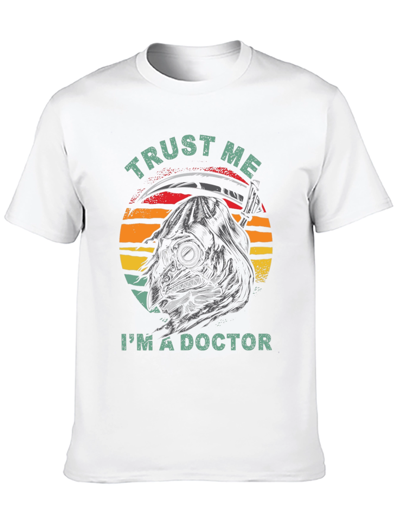 Black Trust Me I'm a Doctor Plague T-Shirt view 10