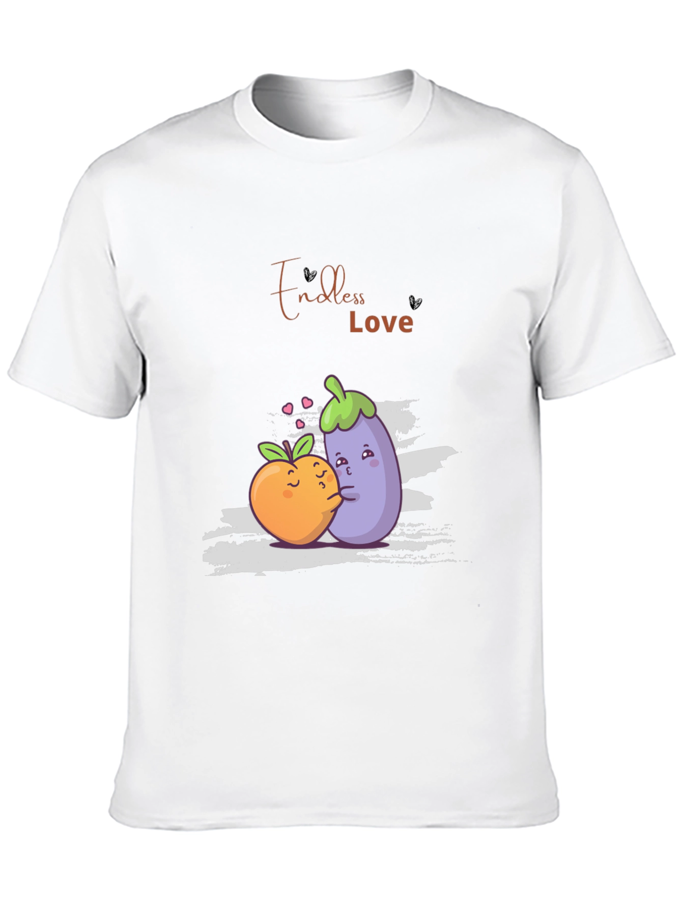 Black Endless Love Black Graphic T-Shirt view 10