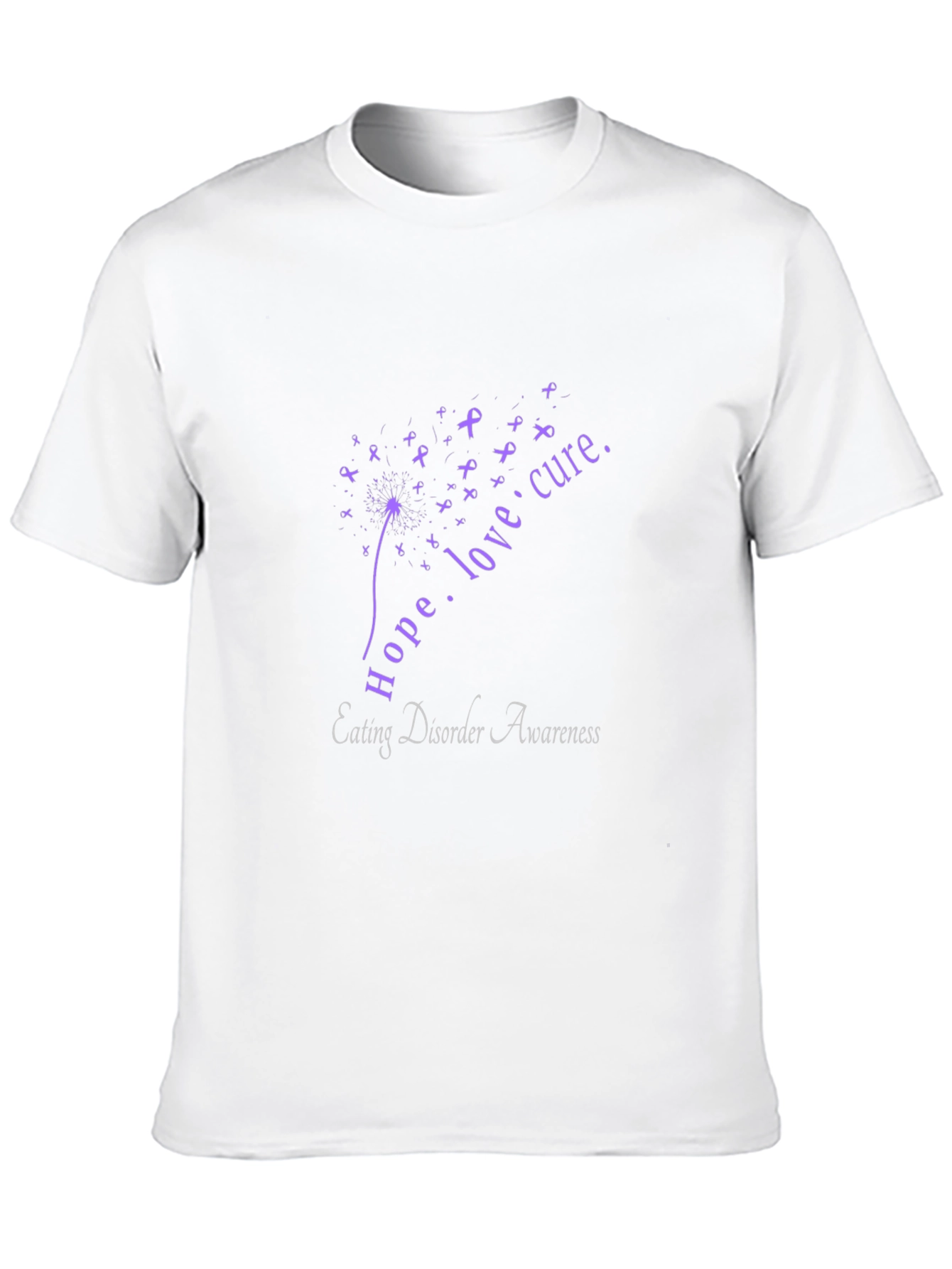 Black Eating Disorder Awareness T-Shirt view 10