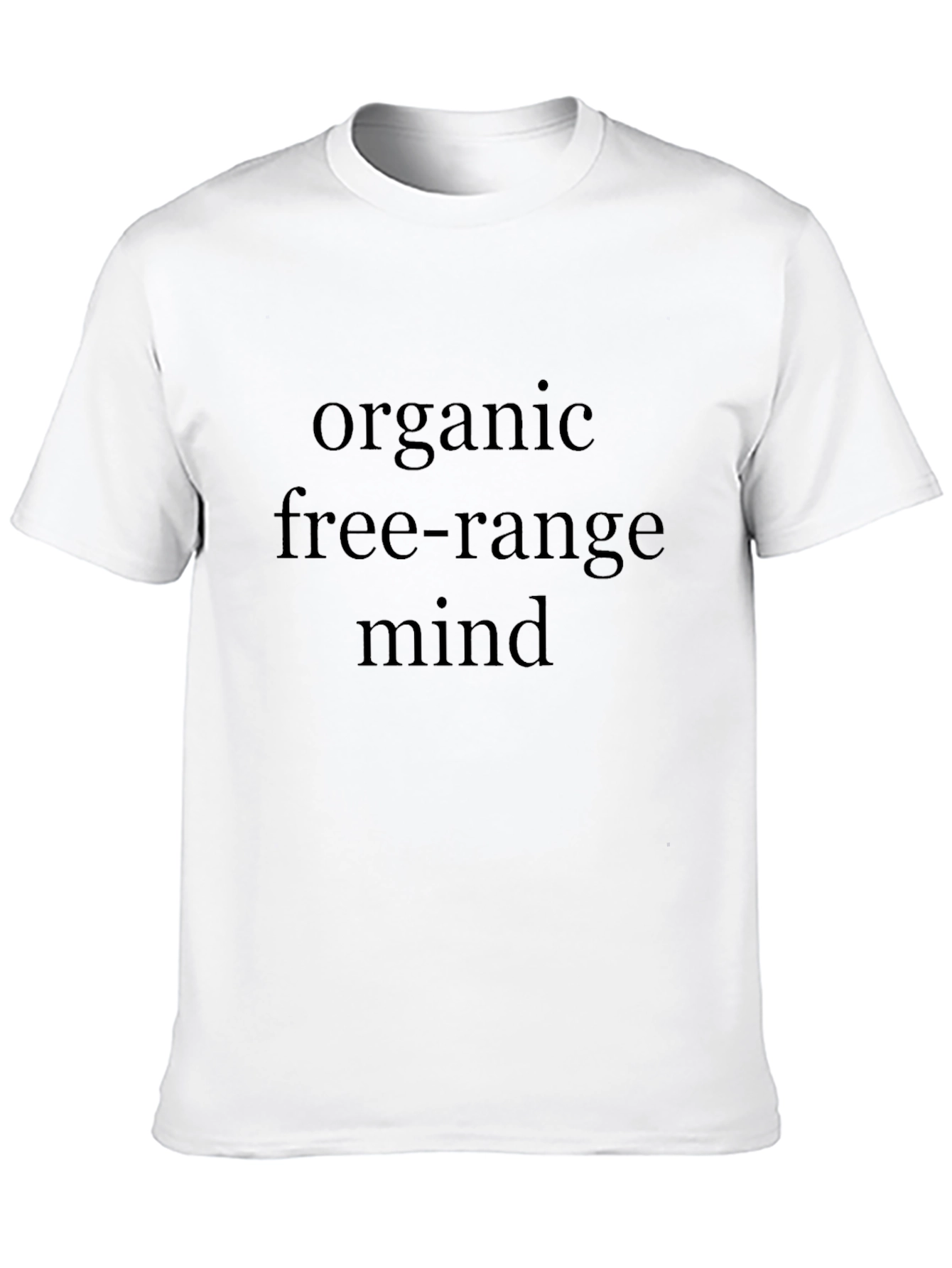 Black Organic Free-Range Mind Graphic Tee view 10