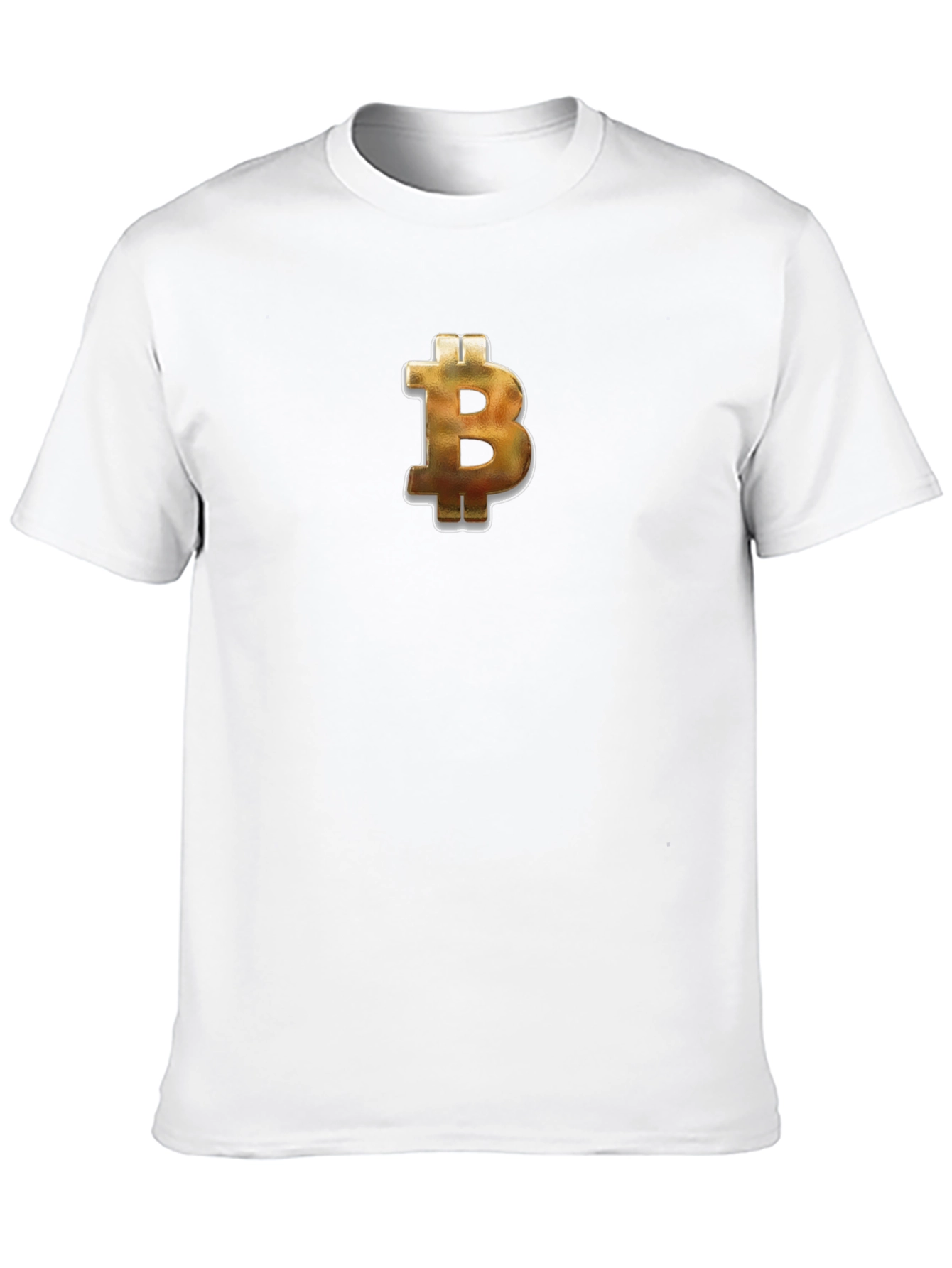 Black Bitcoin Logo Black T-Shirt - Crypto Enthusiast Tee view 10