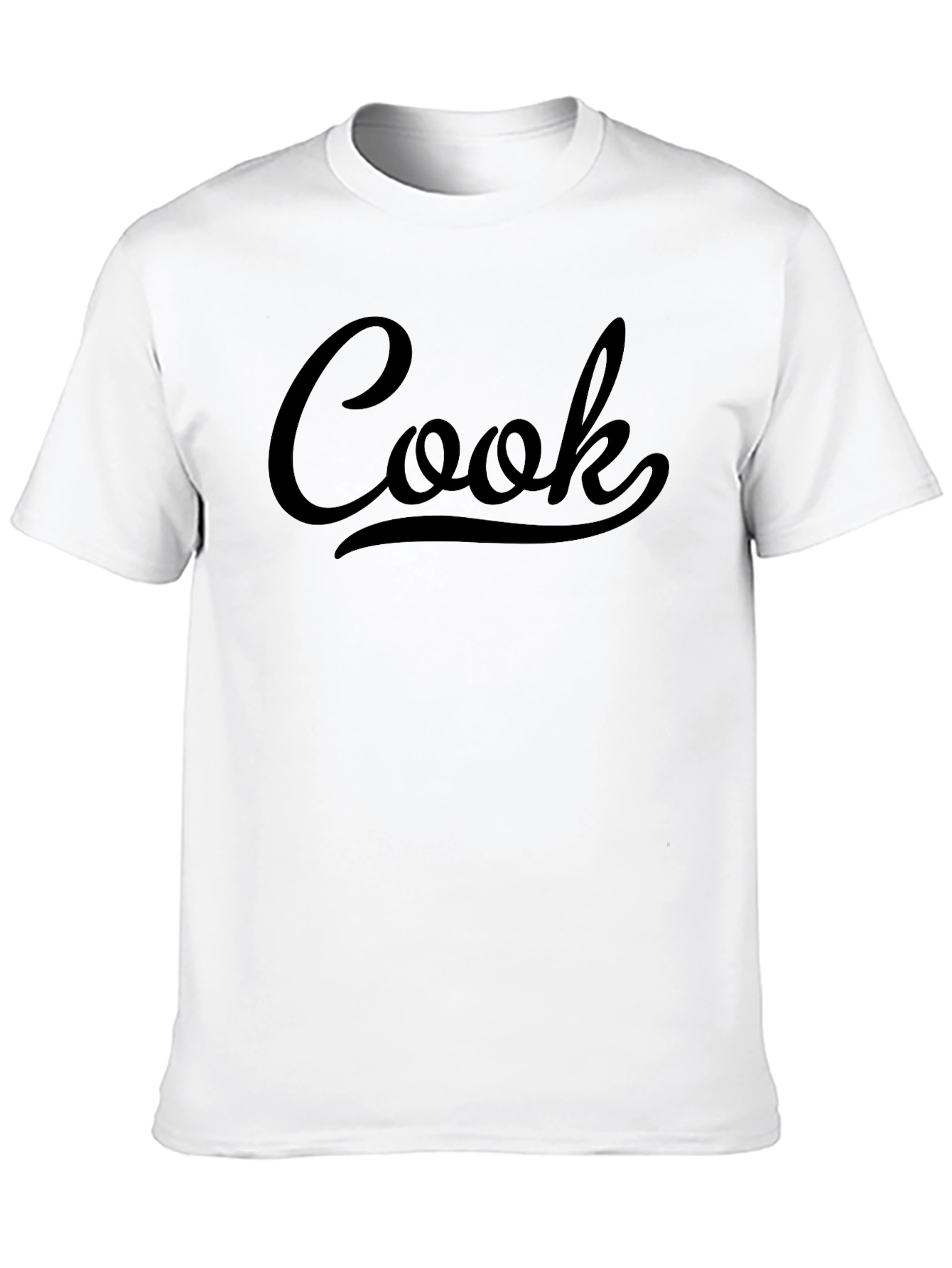 Black Cook Script Black T-Shirt view 10