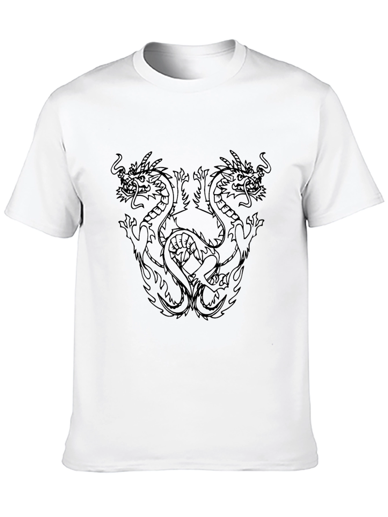 Black Dragon Graphic Black T-Shirt view 10