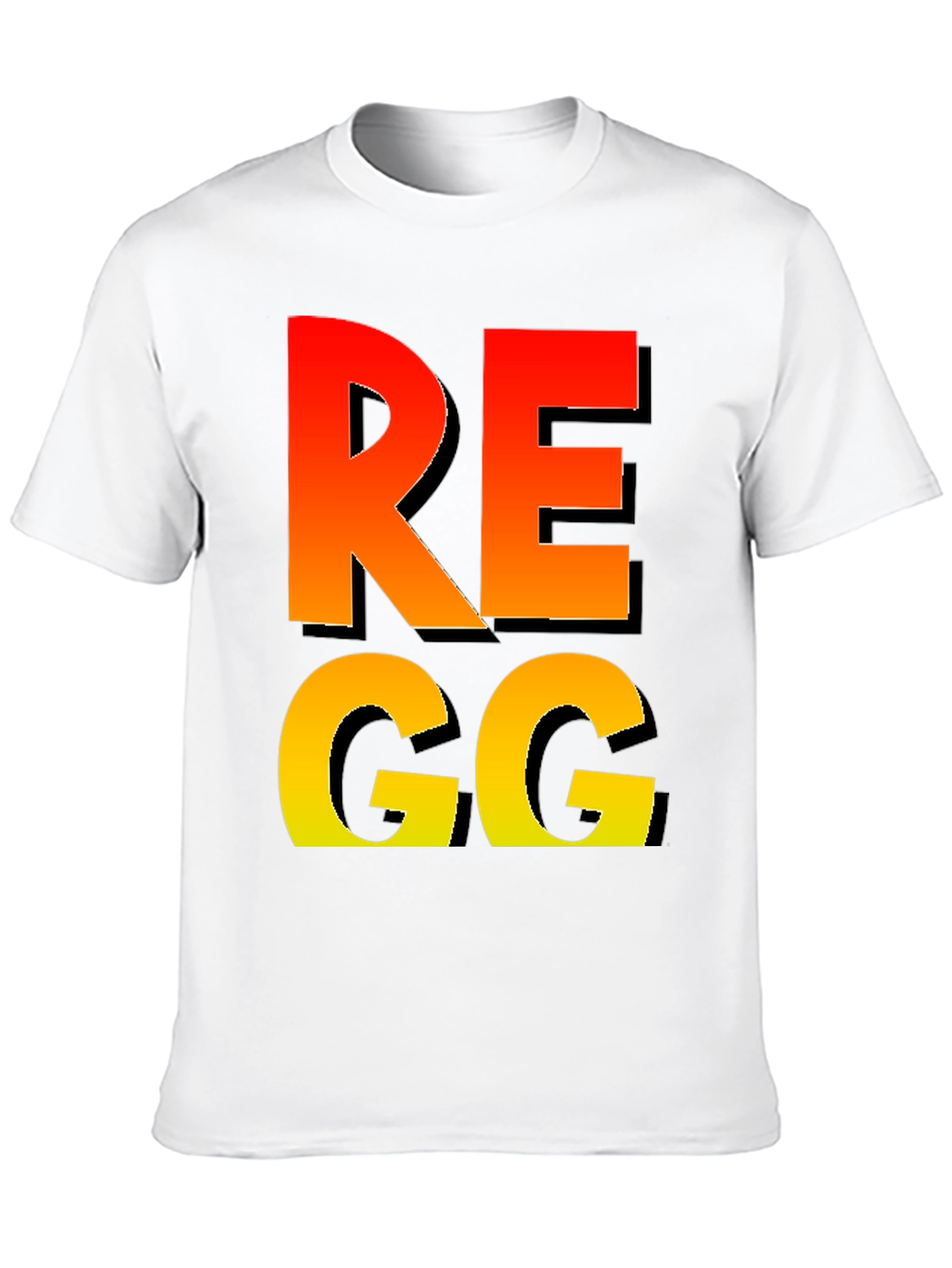 Black Funny REGG T-Shirt - Novelty Gaming Tee view 10