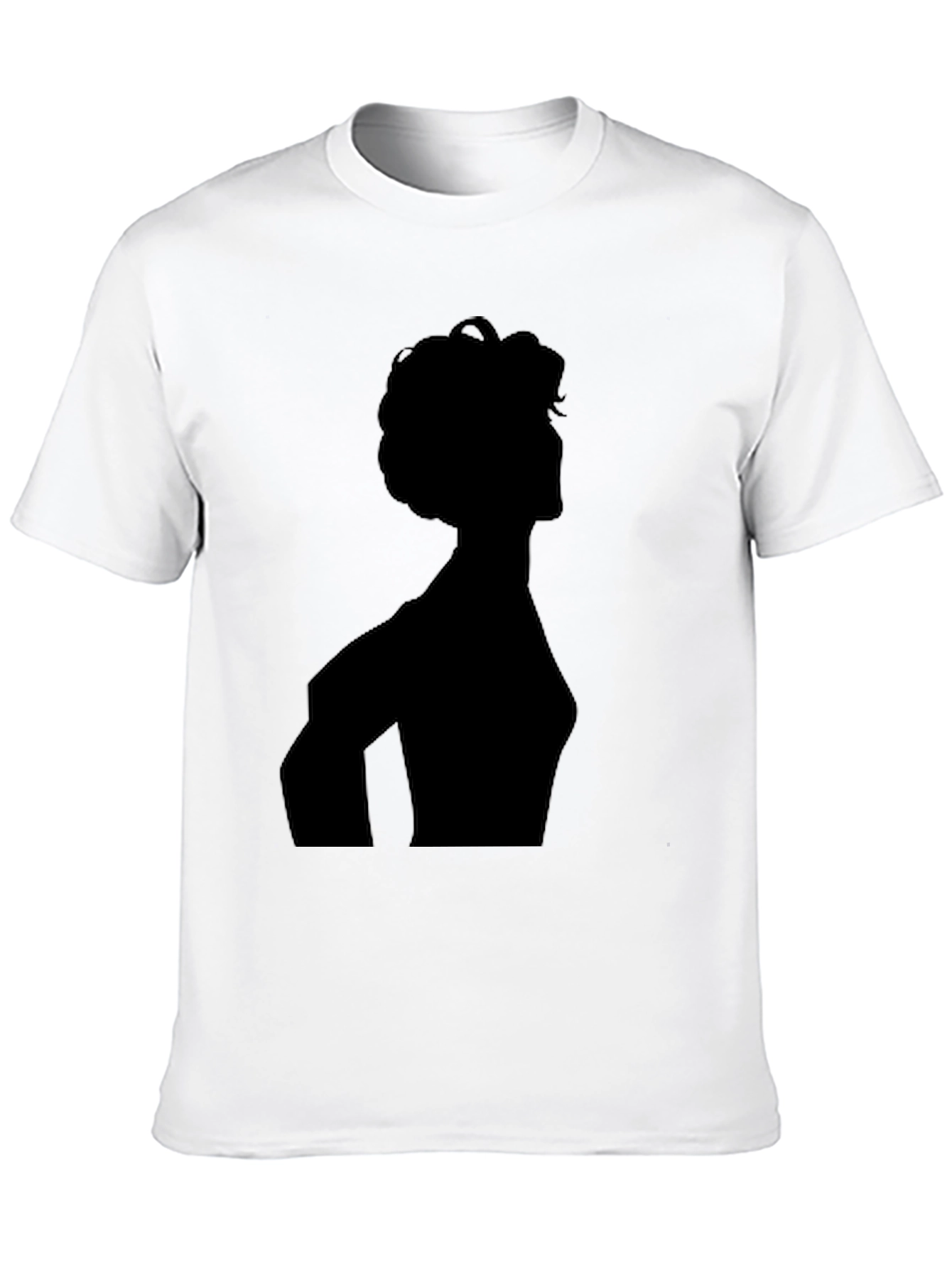 Black Silhouette Graphic Tee - Men's Black T-Shirt view 10