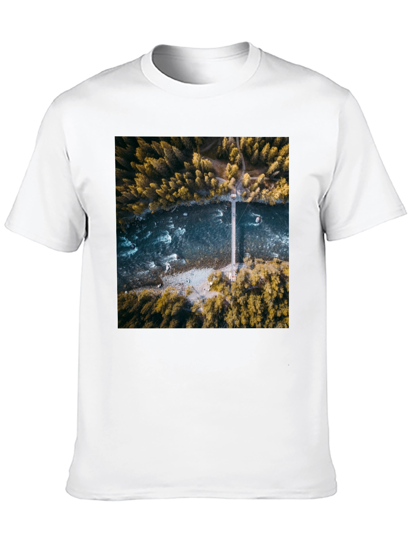 Black River Bridge Photo T-Shirt view 10