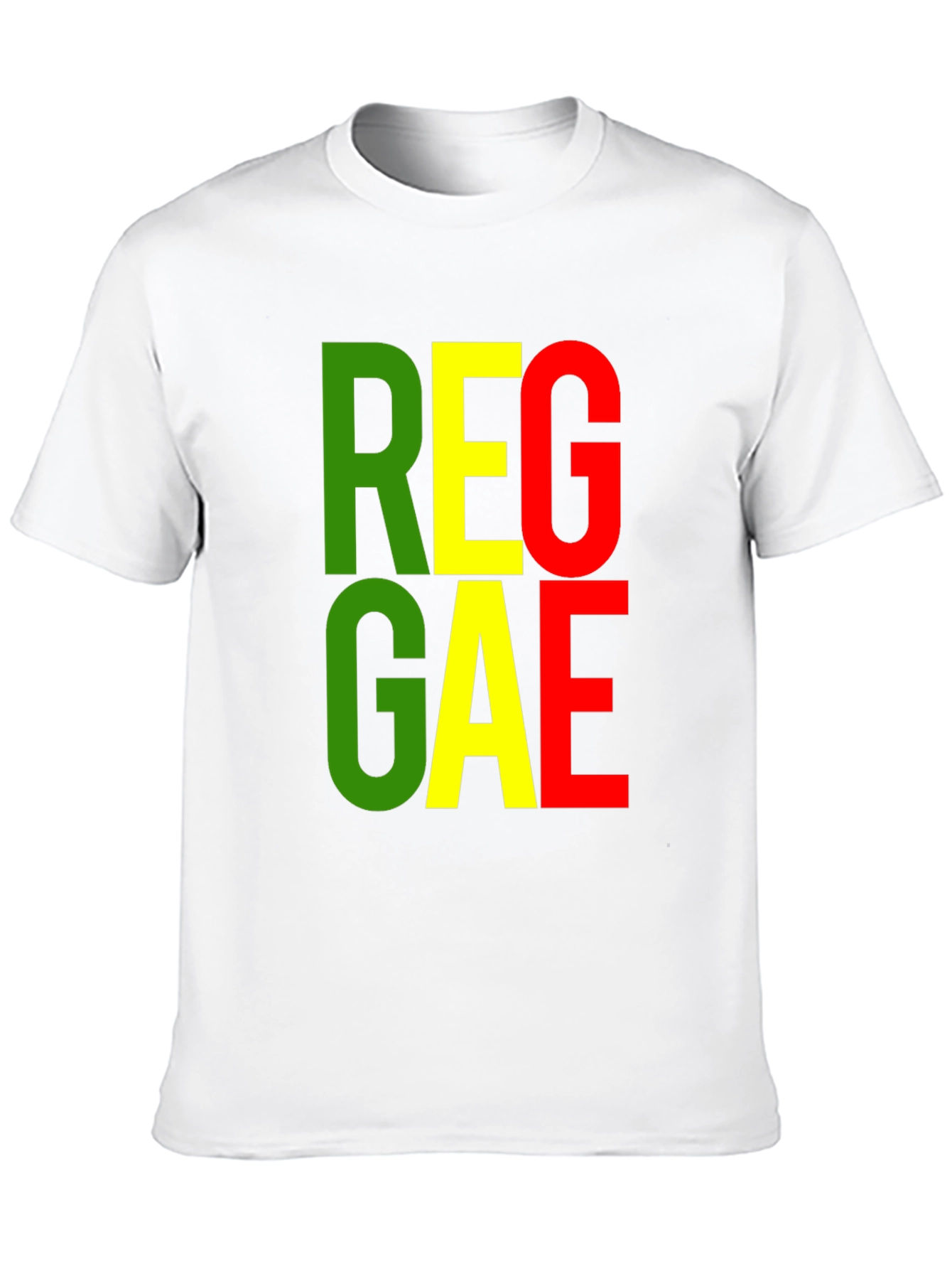 Black Reggae Graphic Tee - Black Cotton T-Shirt view 10