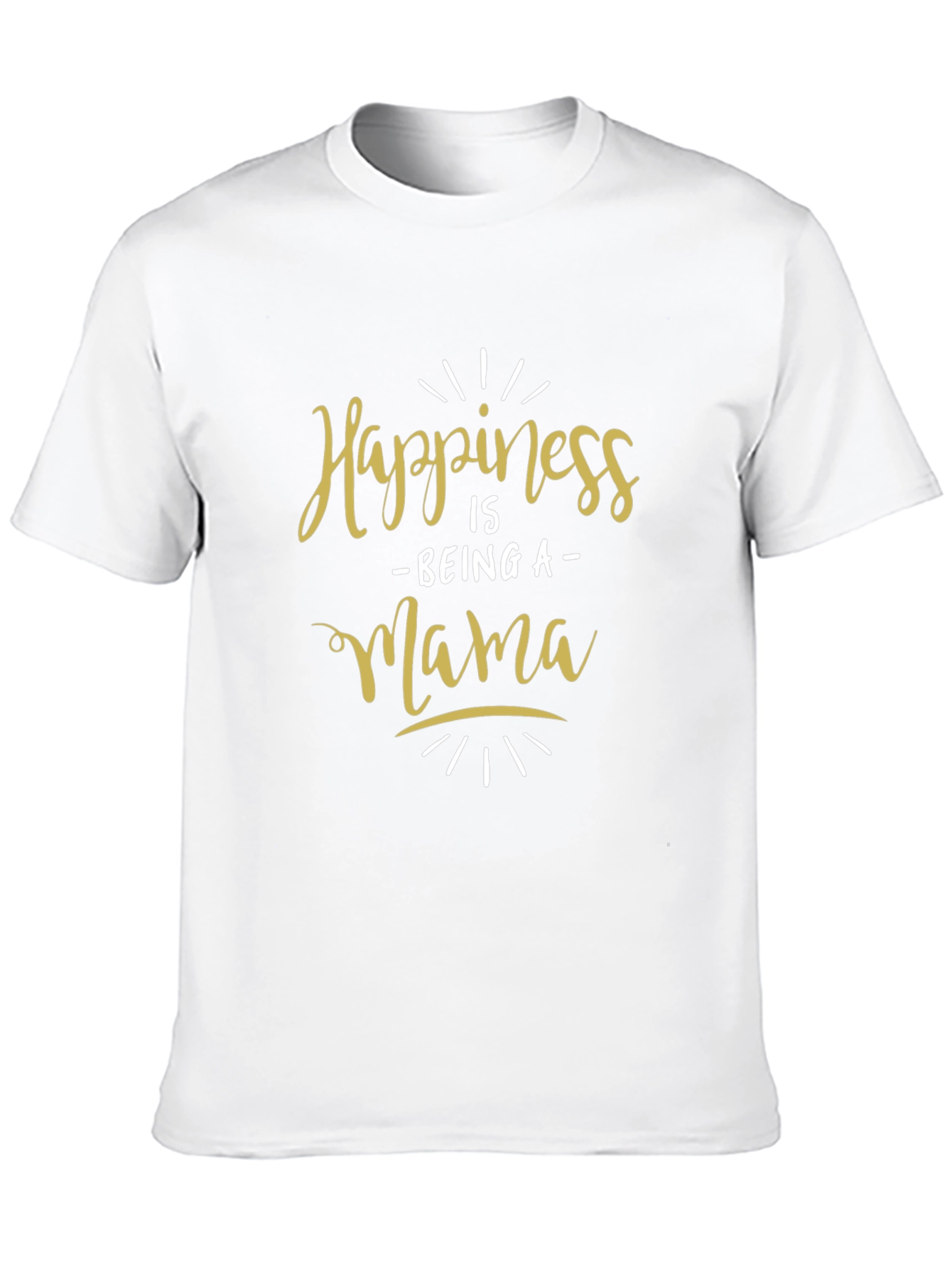 Black Happiness Is Being a Mama Black T-Shirt view 10