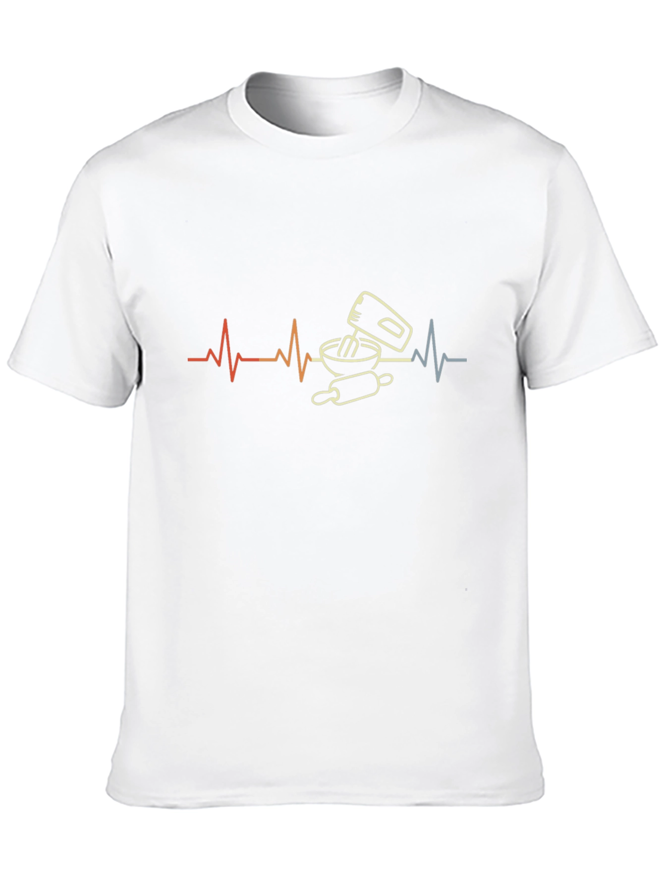 Black Baking Heartbeat T-Shirt view 10
