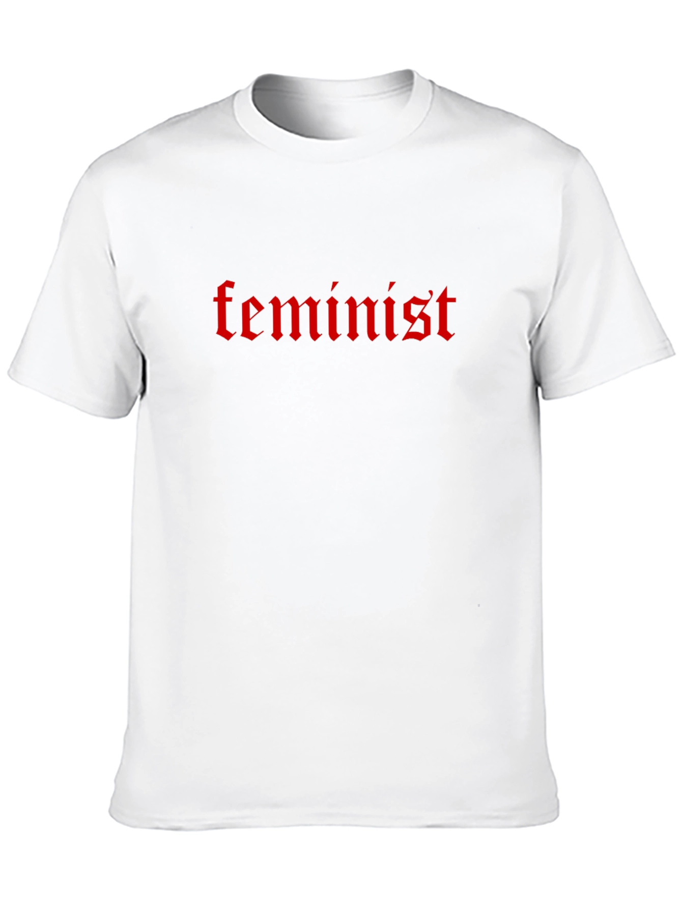 Black Feminist Gothic Tee - Bold Statement Shirt view 10