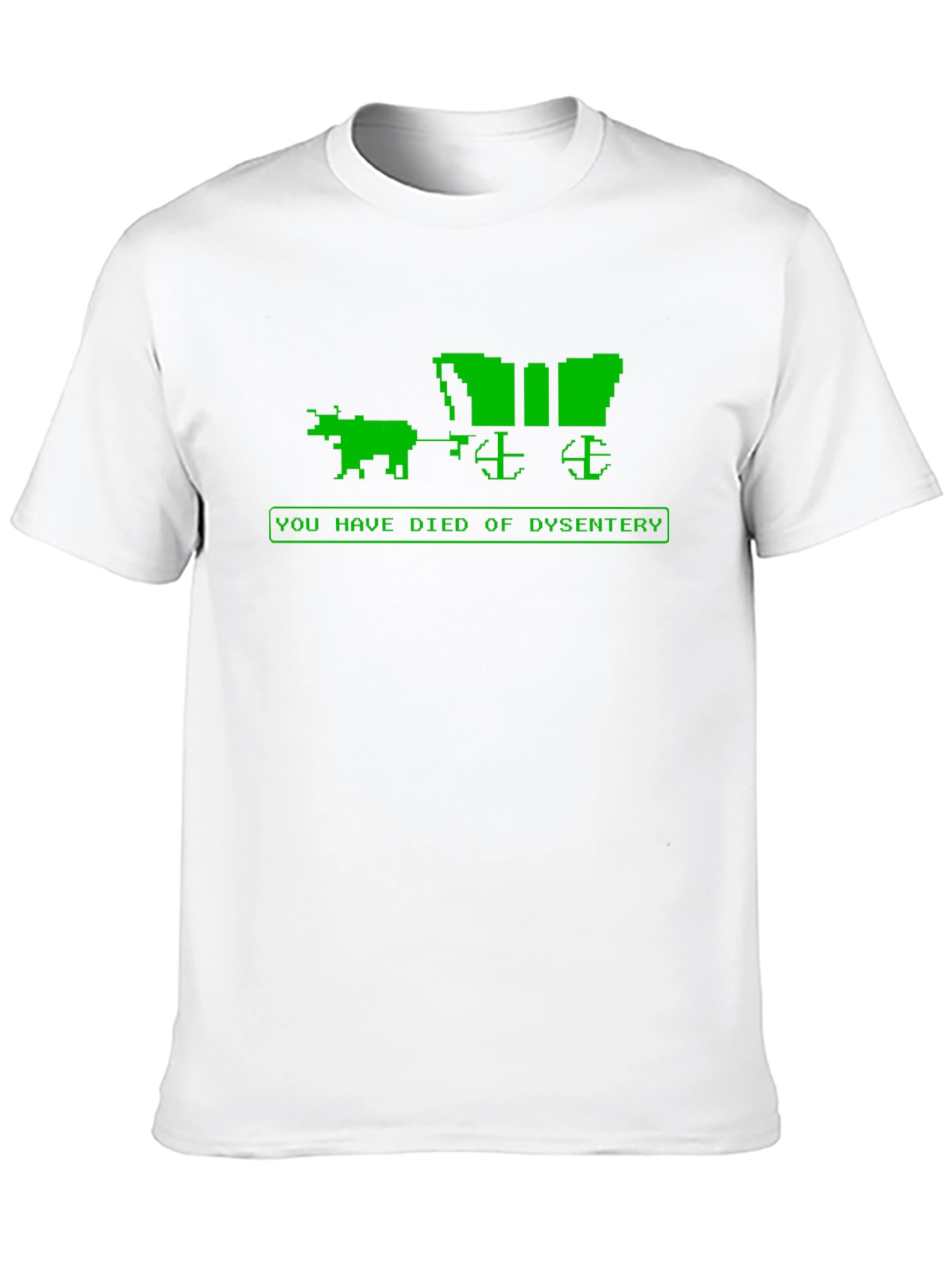 Black Oregon Trail Dysentery T-Shirt view 10