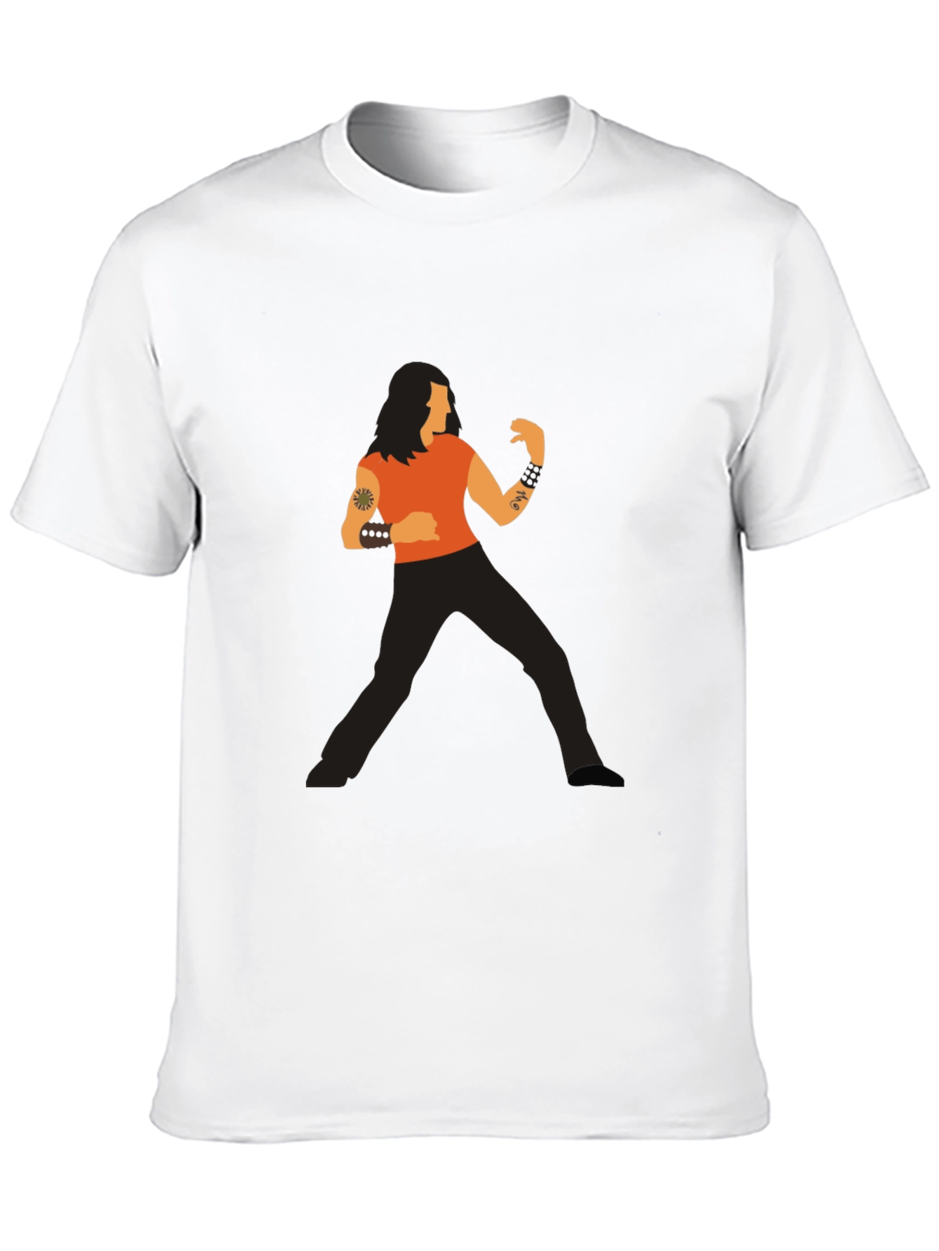 Black Cool Graphic Tee - Martial Arts Inspired view 10