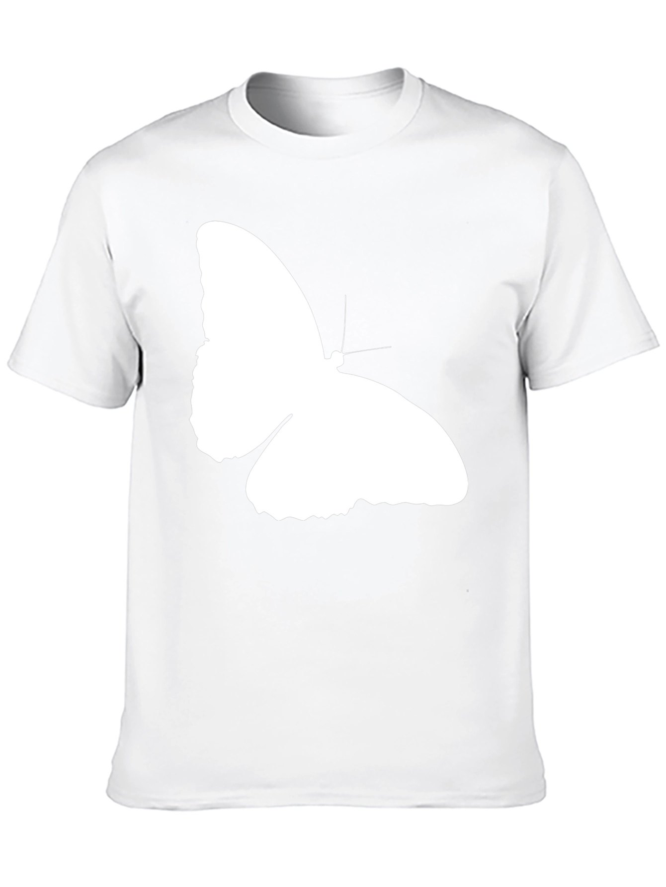Black Butterfly Graphic Print Black T-Shirt view 10