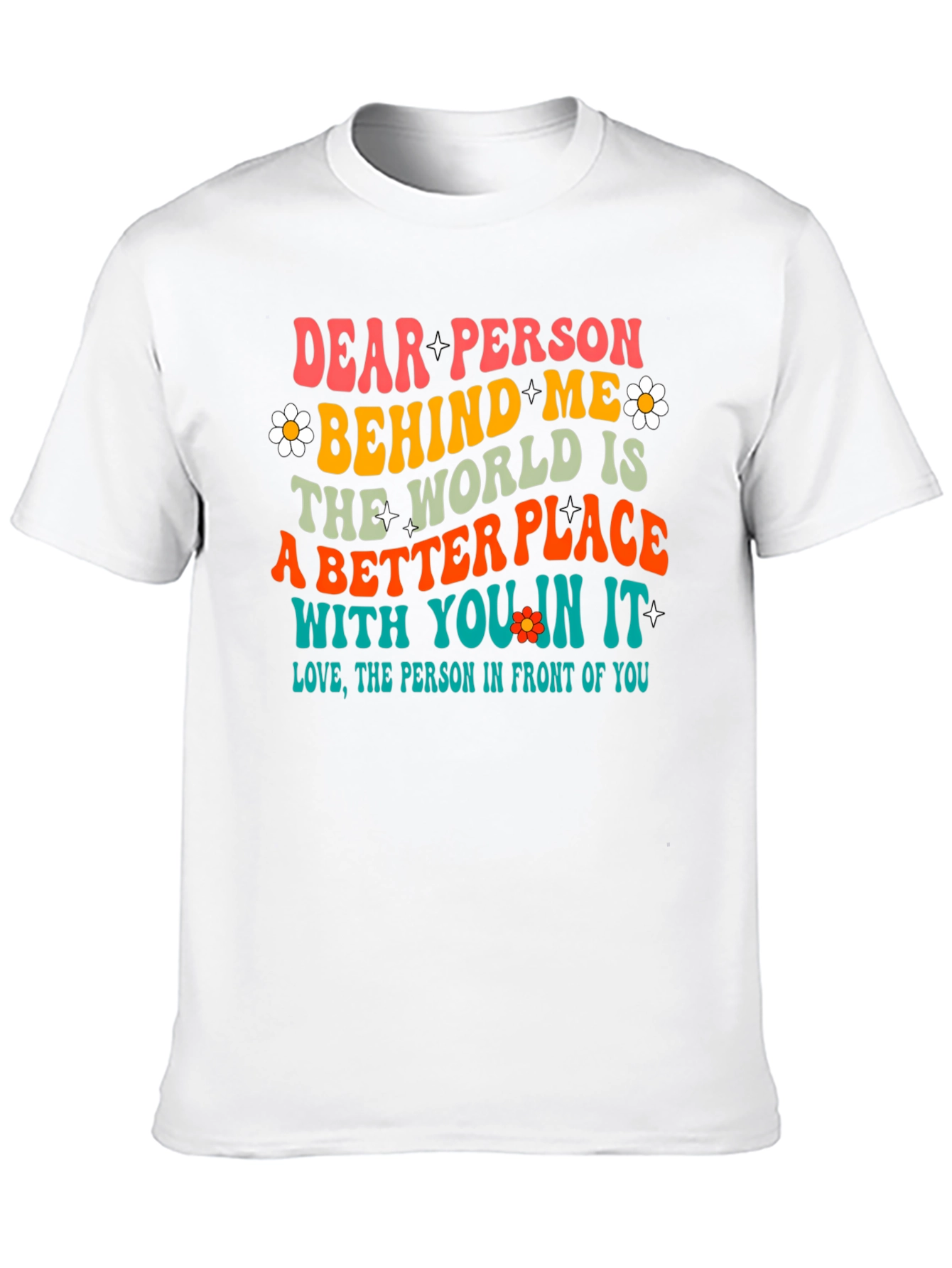 Black Dear Person Behind Me Graphic Tee view 10