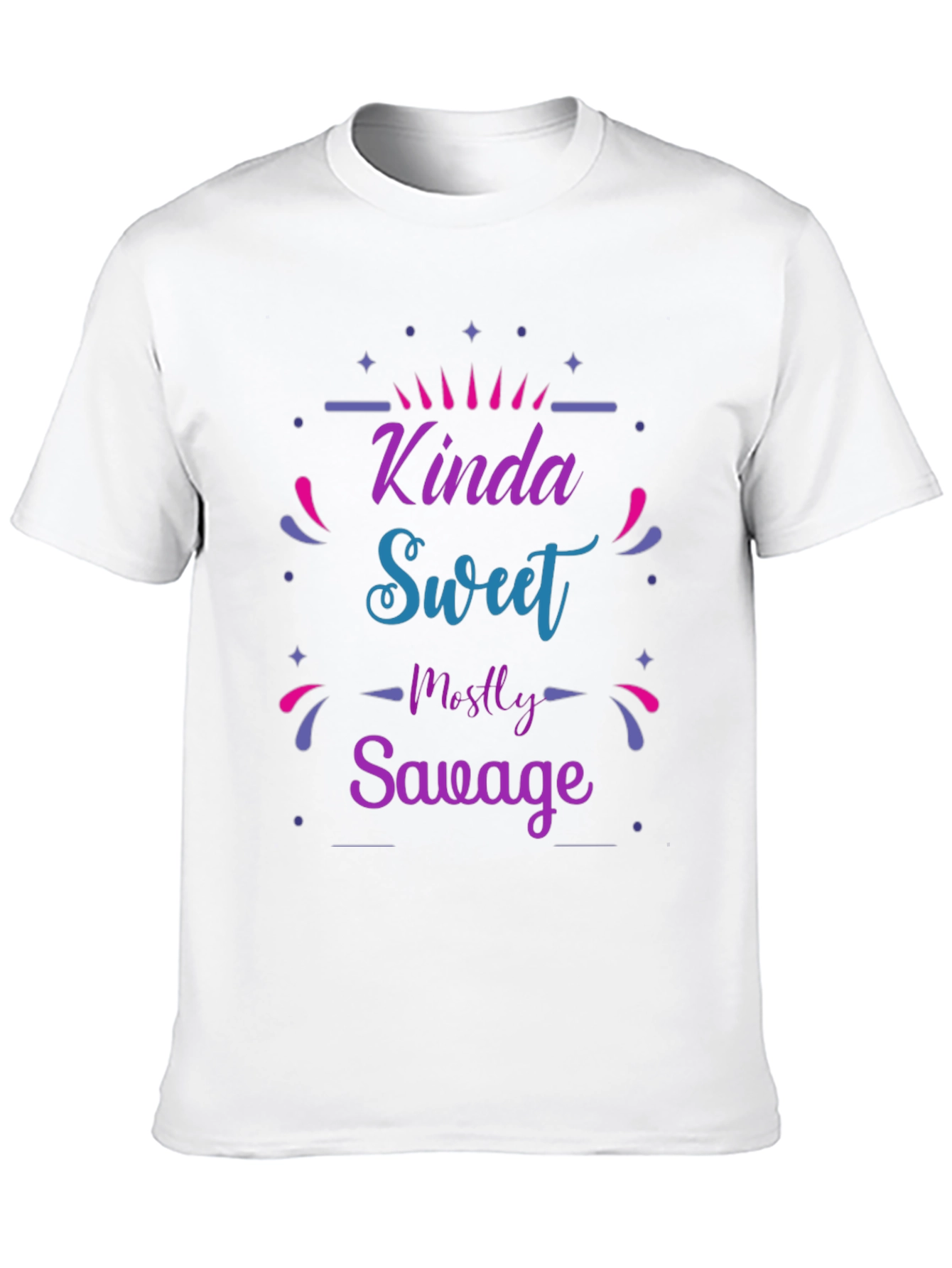 Black Kinda Sweet, Mostly Savage Graphic Tee view 10