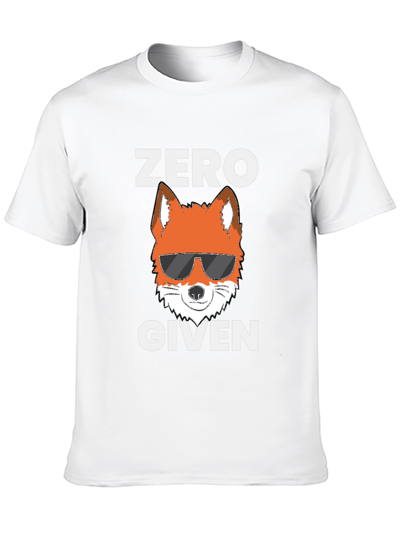 Black Zero Fox Given T-Shirt view 10