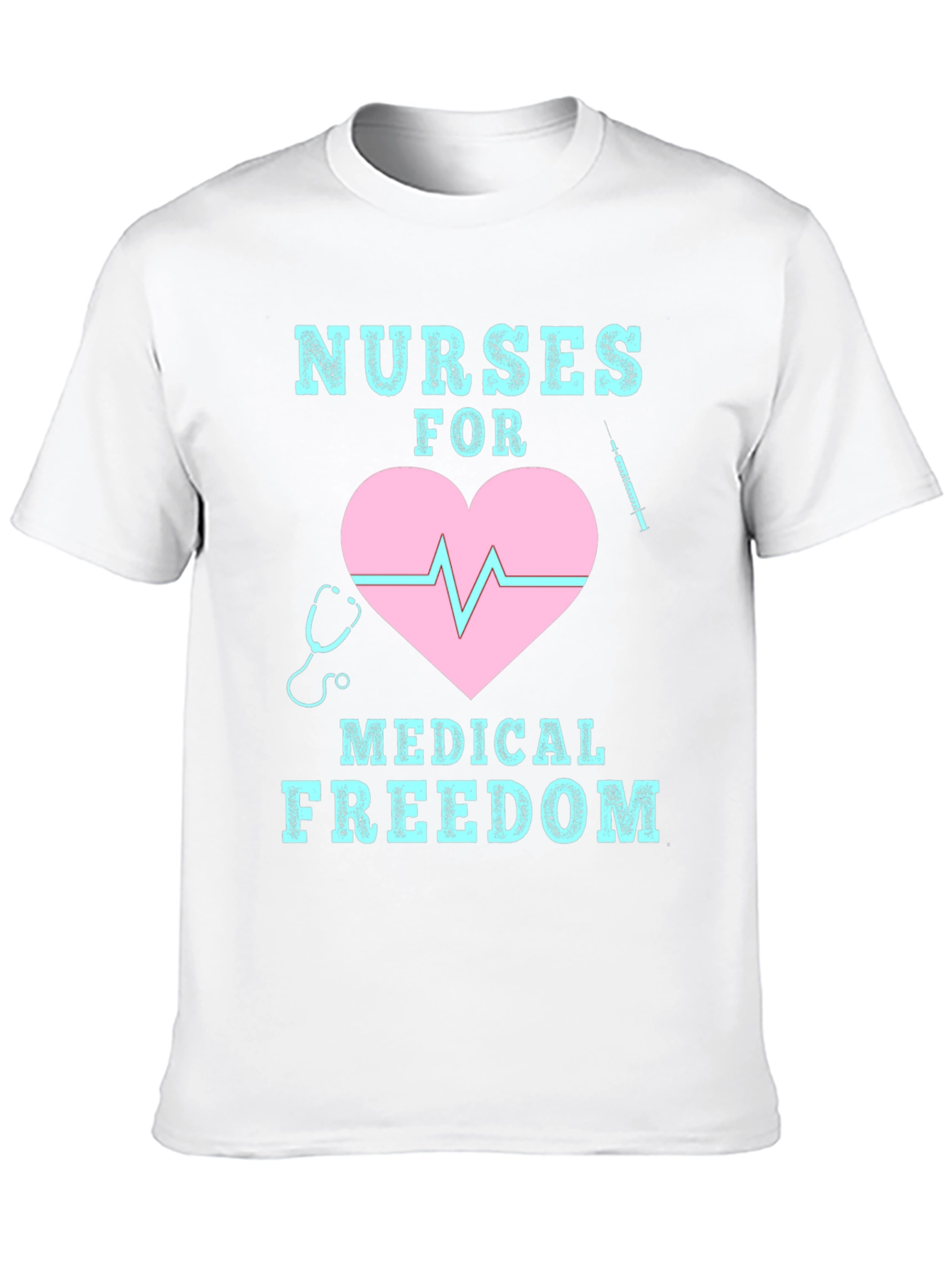 Black Nurses For Medical Freedom Graphic Tee view 10