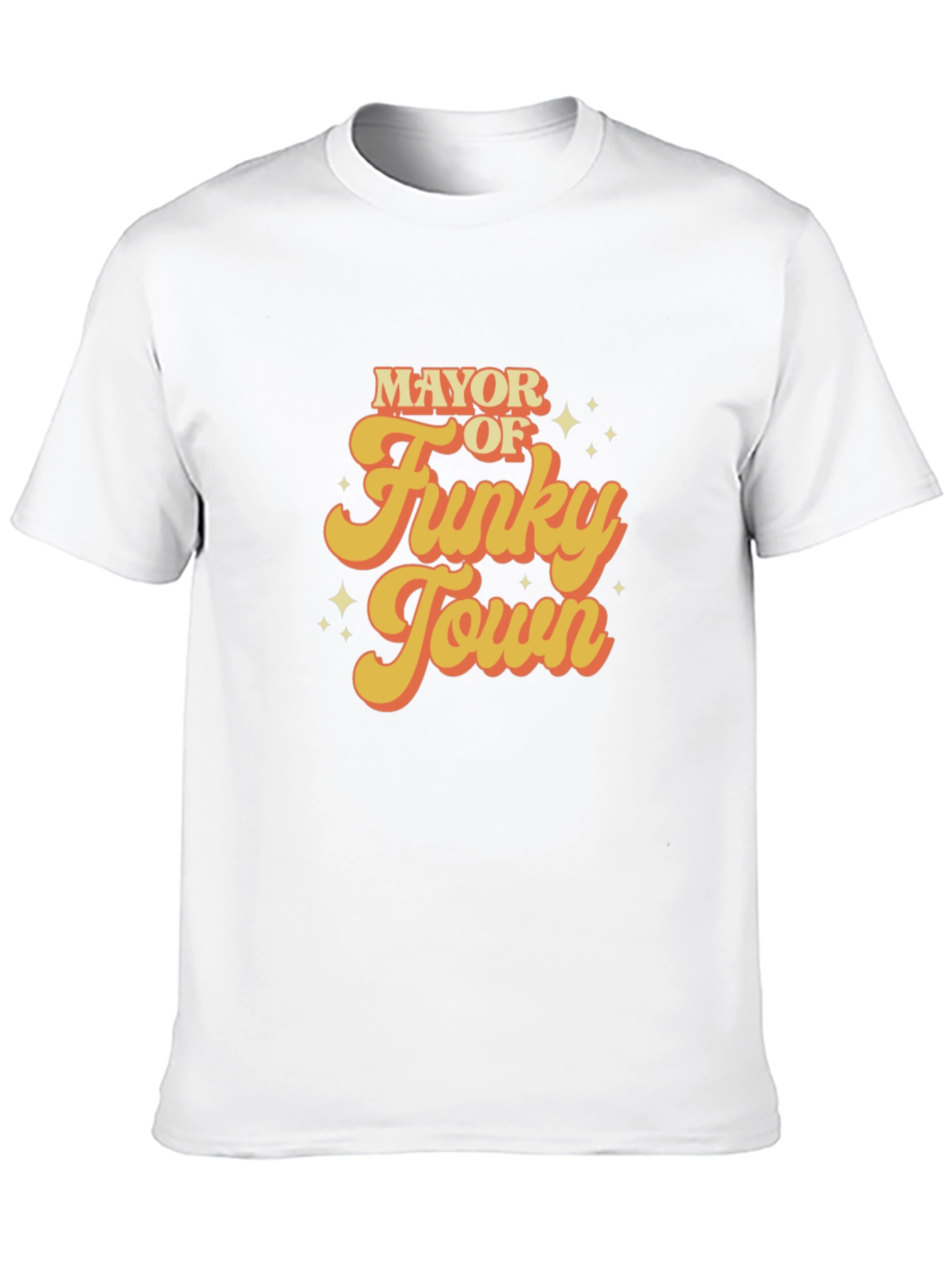 Black Mayor of Funky Town Graphic Tee - Retro Design view 10