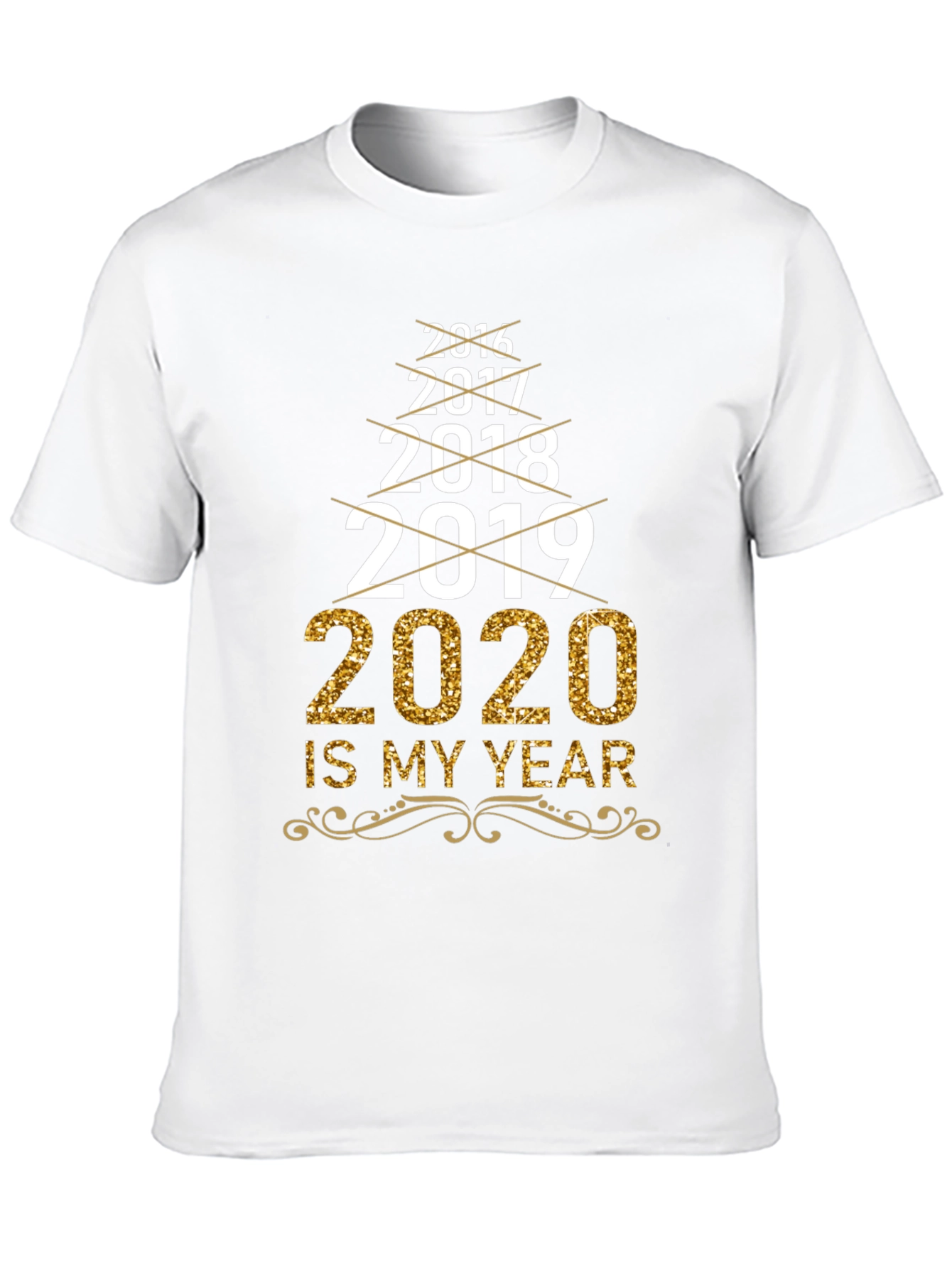 Black 2020 Is My Year T-Shirt view 10