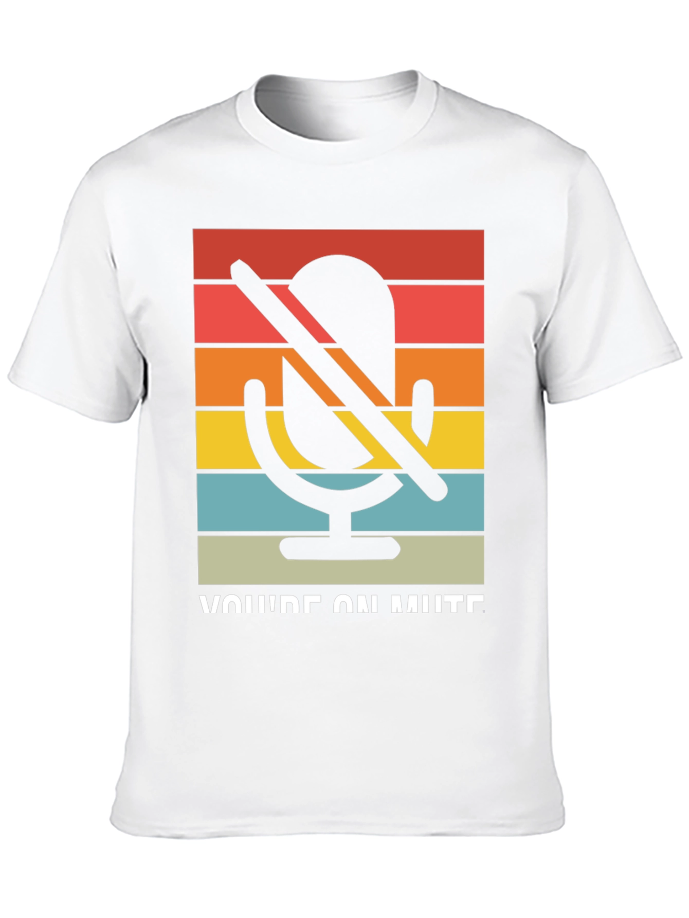 Black You're on Mute Graphic Tee - Retro Style view 10