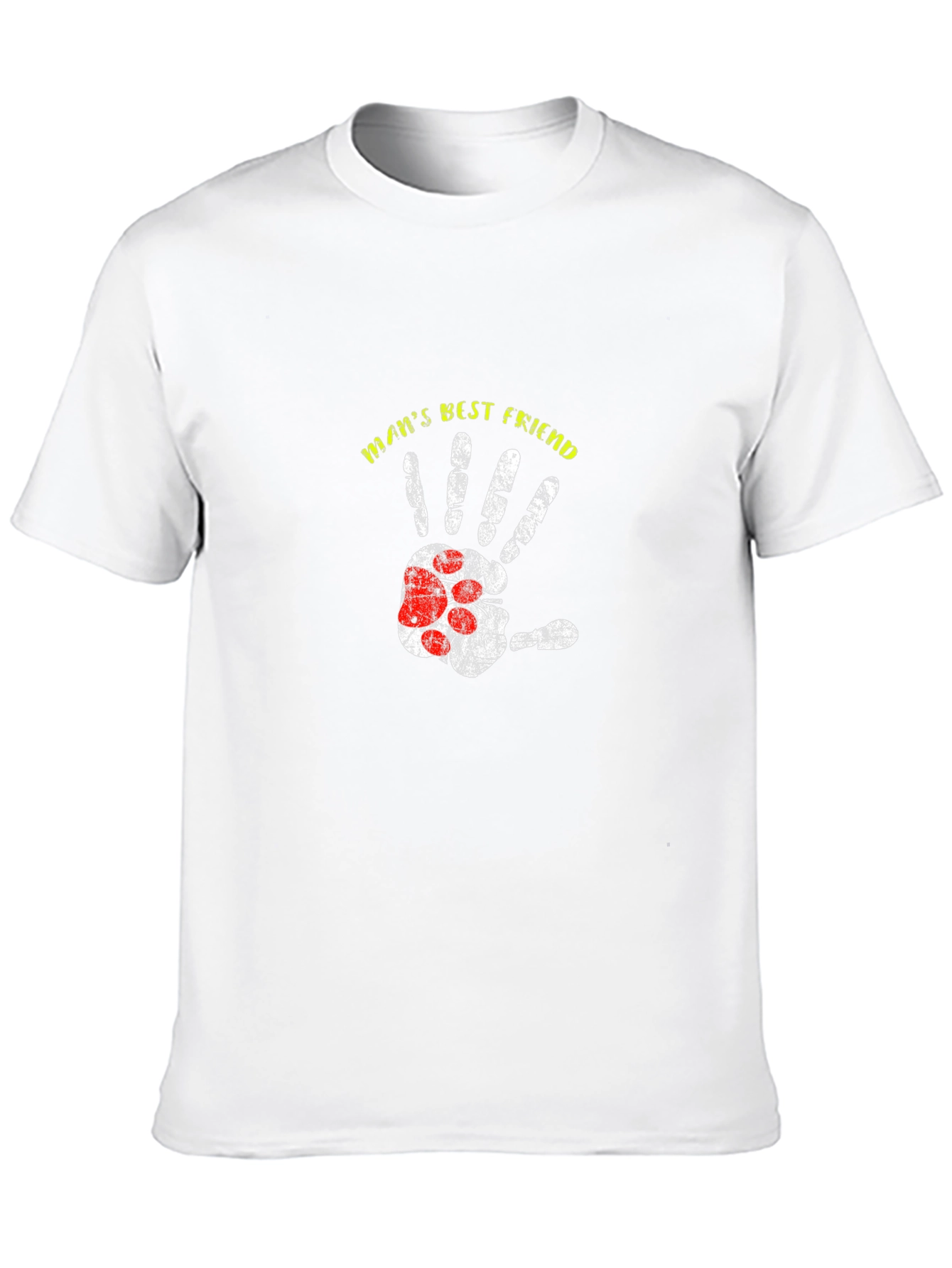 Black Man's Best Friend Paw Print T-Shirt view 10