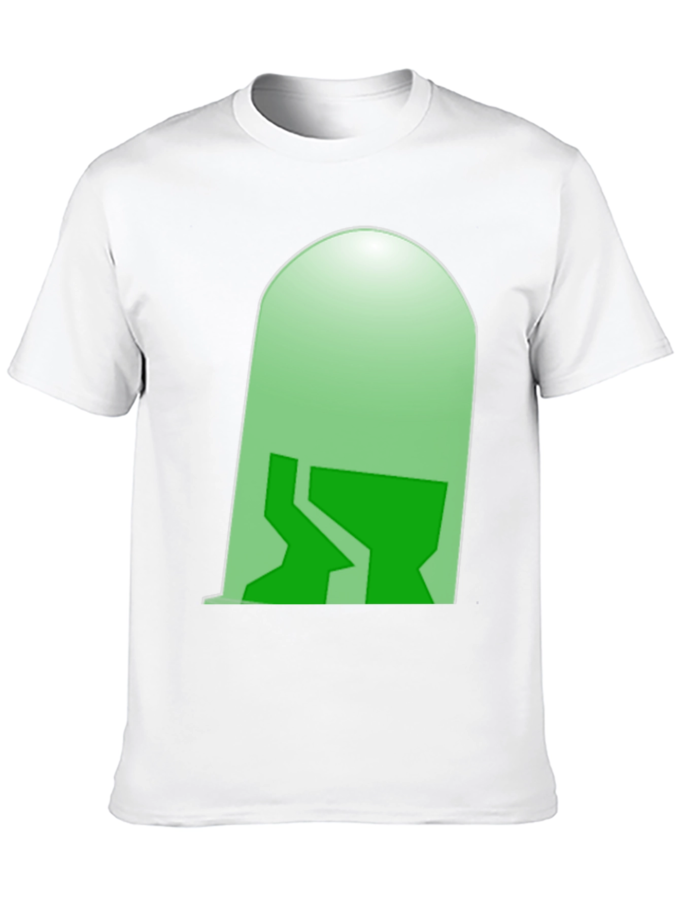 Black Green Tombstone T-Shirt - Unique Graphic Tee view 10