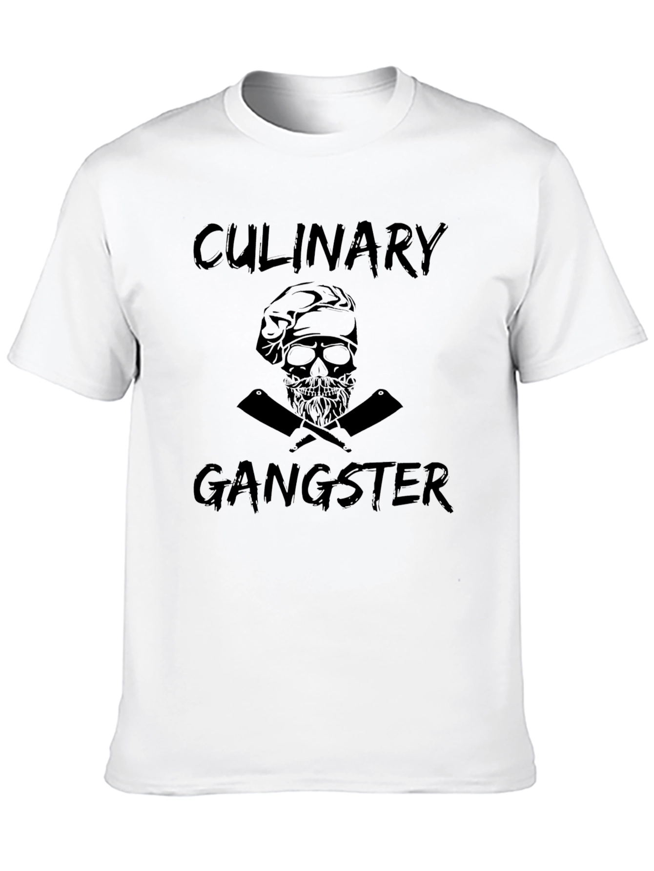 Black Culinary Gangster Black Graphic T-Shirt view 10