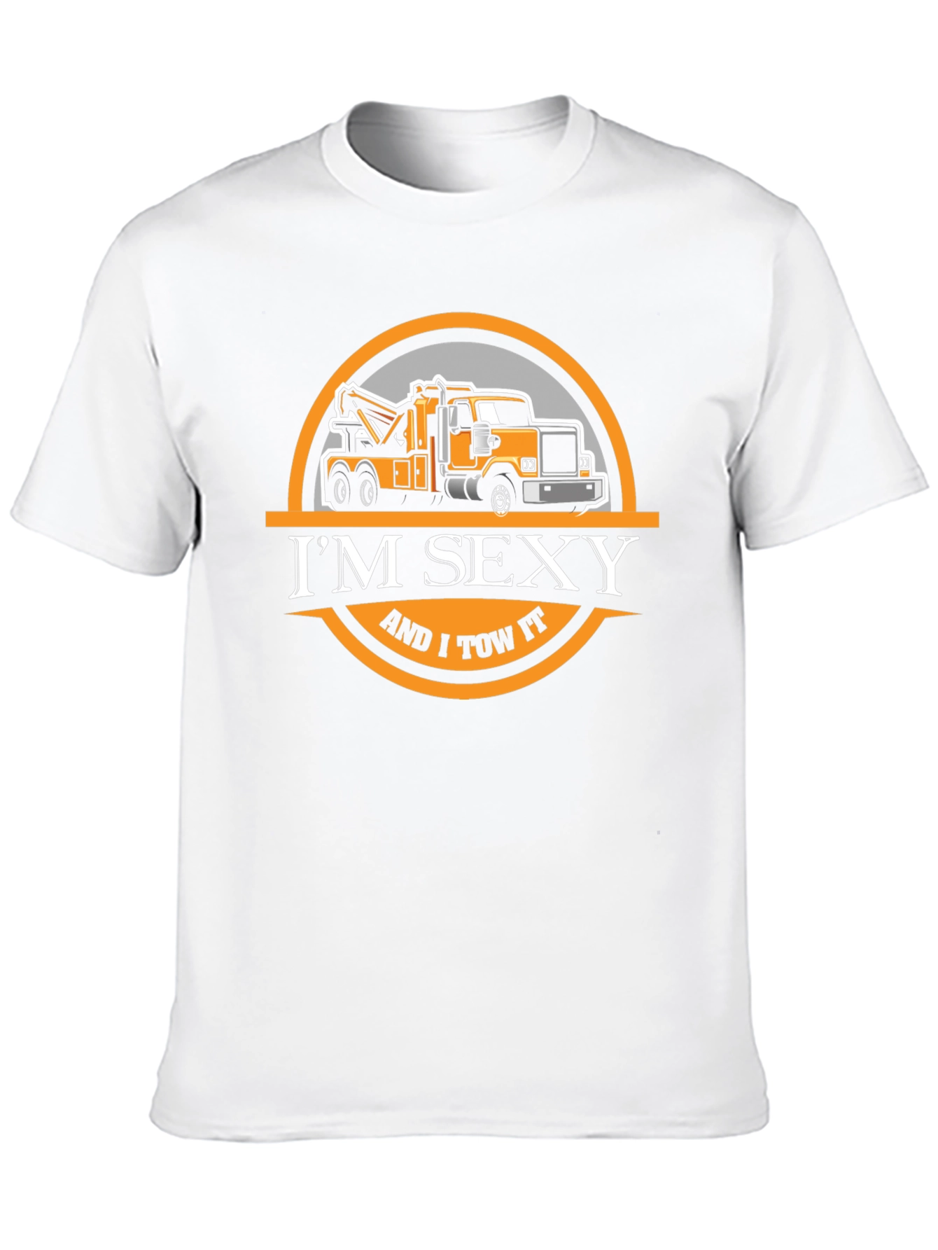 Black I'm Sexy and I Tow It T-Shirt, Funny Tow Truck Tee view 10