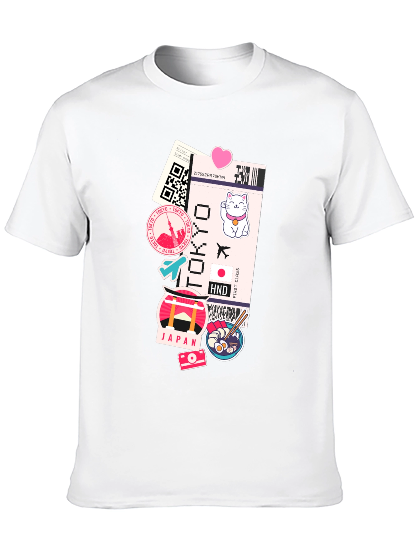 Black Tokyo Travel T-Shirt view 10