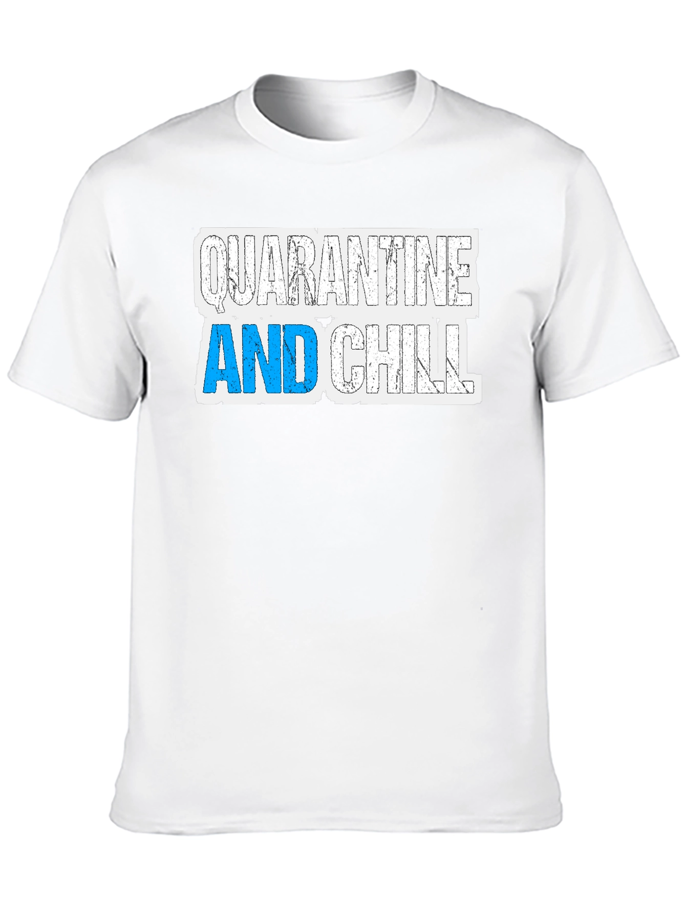 Black Quarantine and Chill Graphic Tee - Relax in Style view 10
