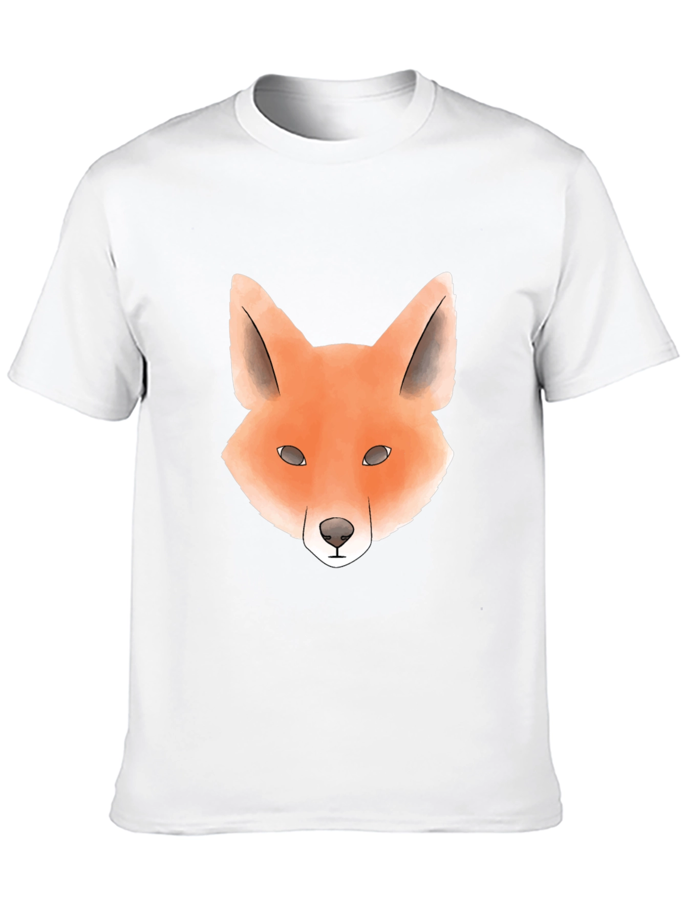 Black Cool Fox Graphic Tee - Trendy Unisex T-Shirt view 10