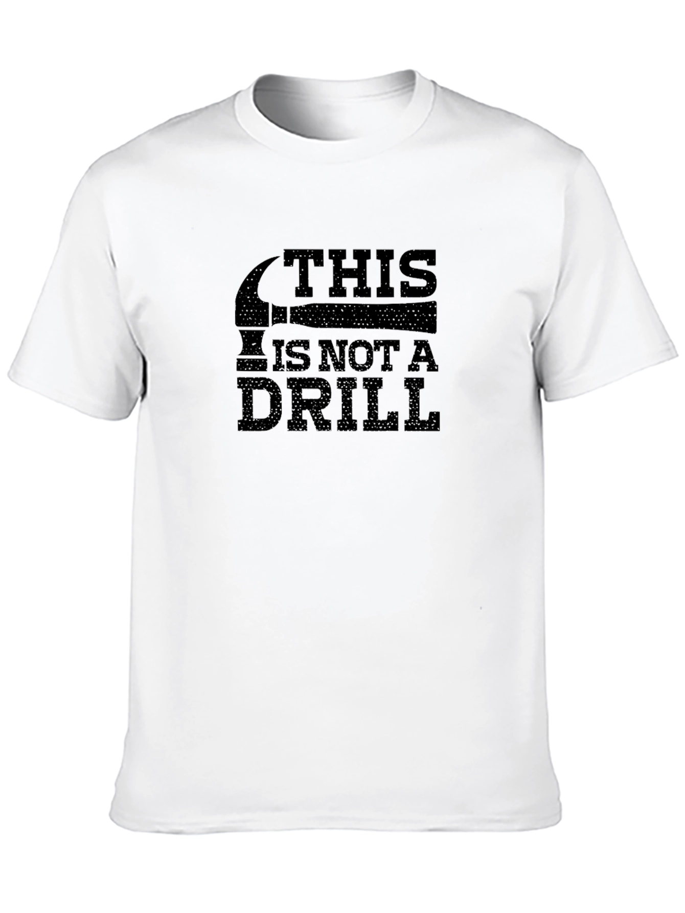 Black This is Not a Drill Graphic Tee view 10
