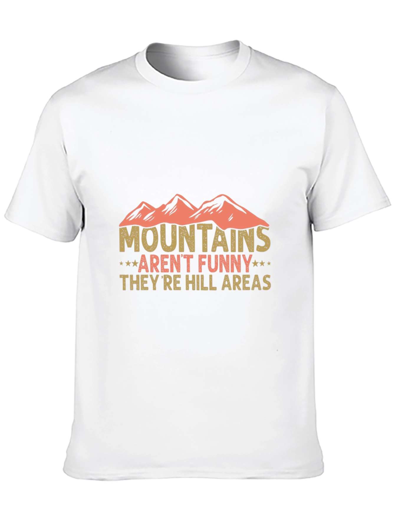 Black Funny Mountains Hill Areas Graphic Tee view 10