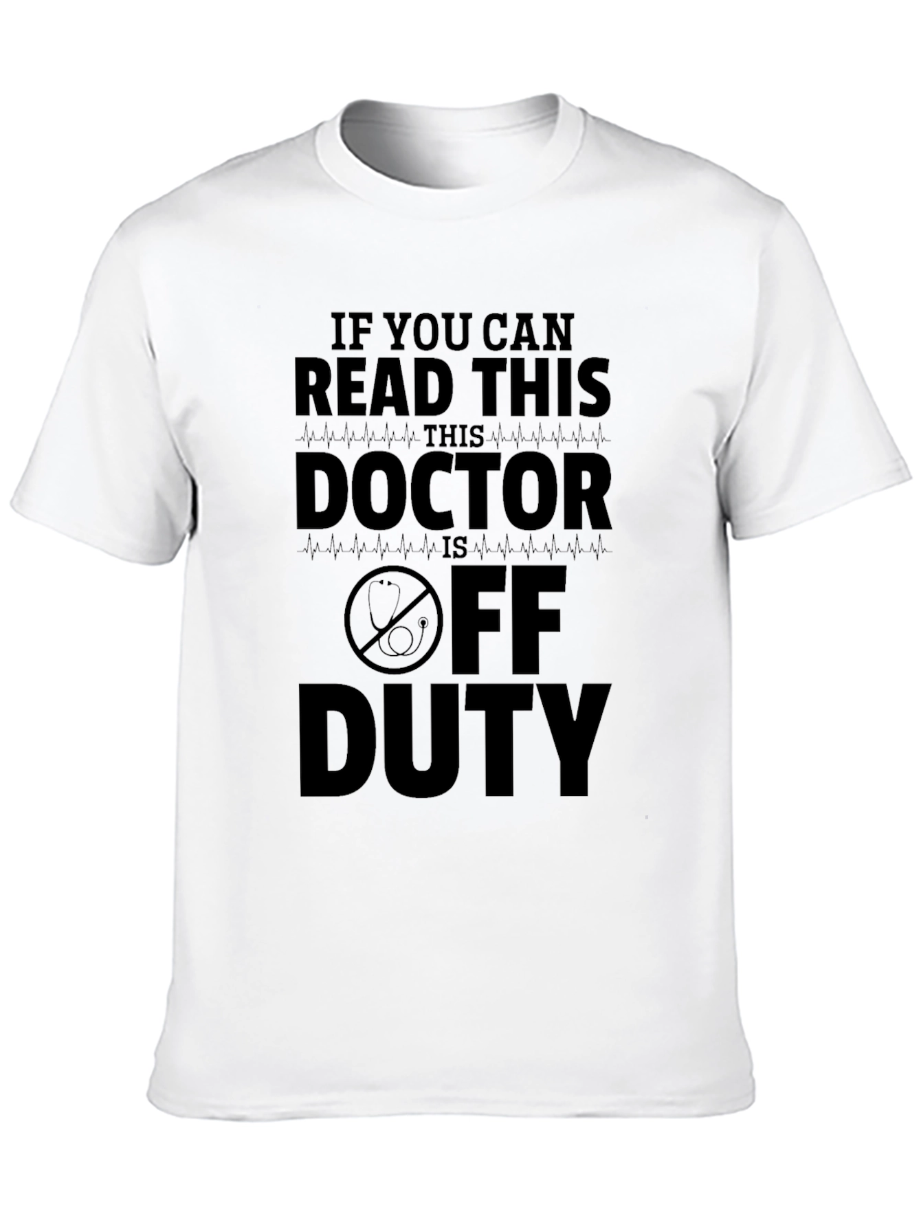 Black Doctor Off Duty Black Graphic Tee view 10