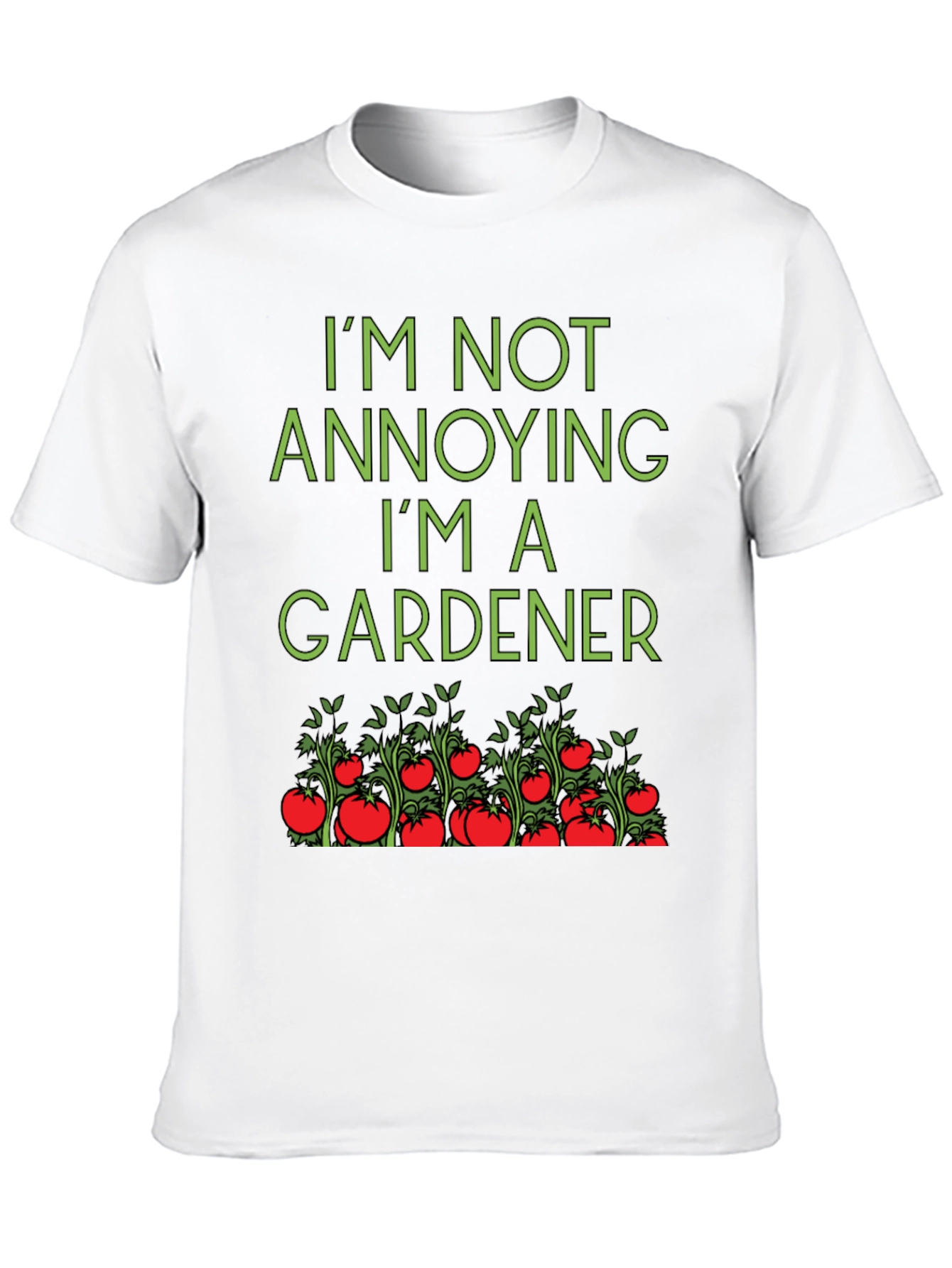 Black Gardener T-Shirt: I'm Not Annoying view 10