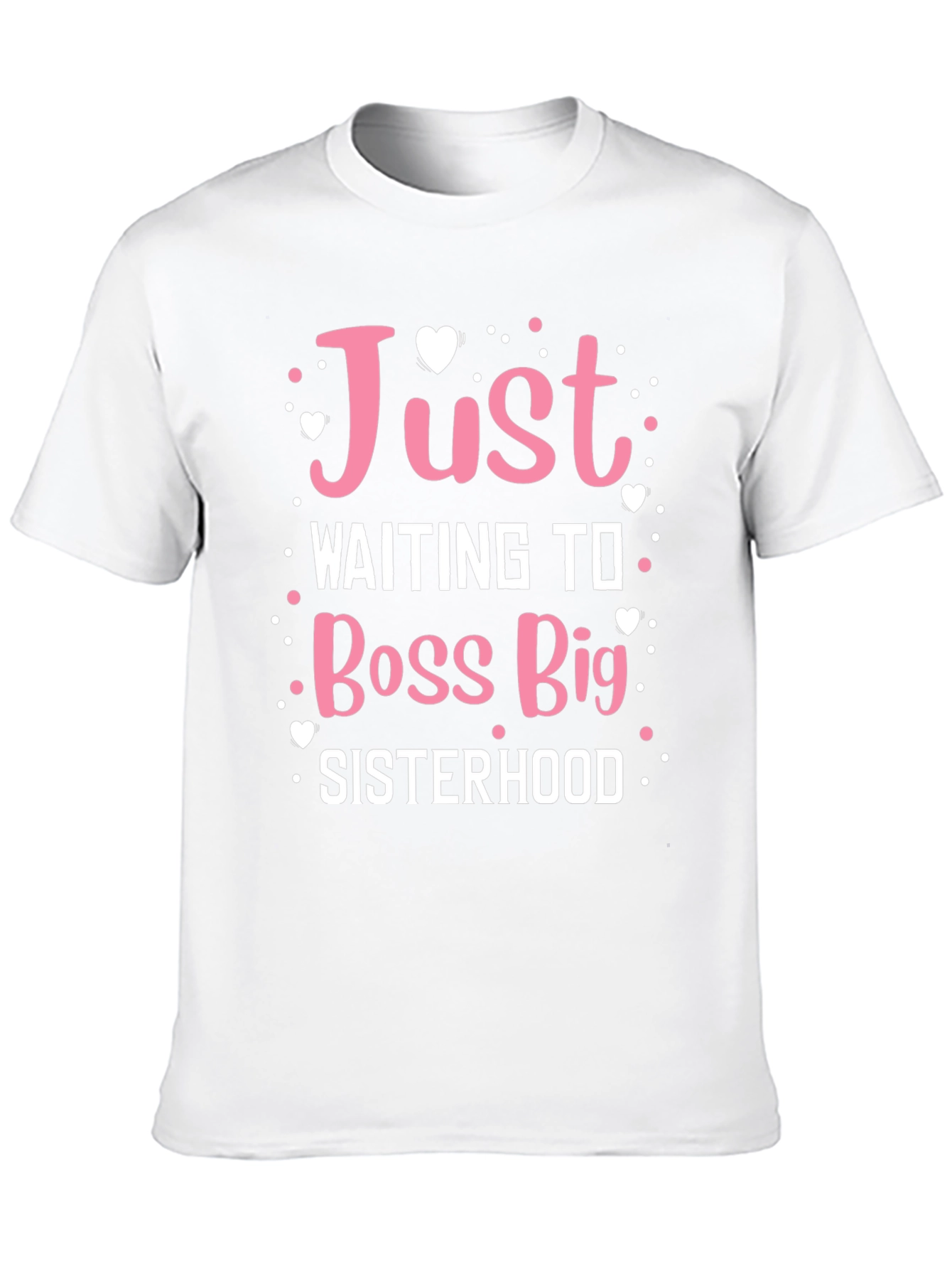 Black Just Waiting to Boss Big Sisterhood Black Tee view 10