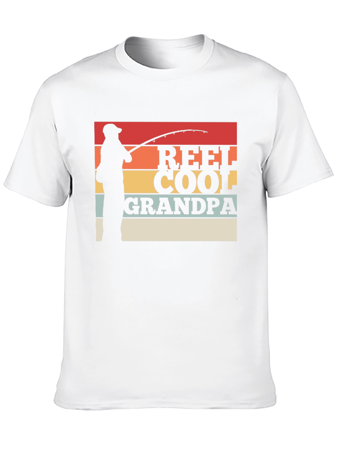 Reel Cool Grandpa Fishing Graphic T-Shirt - 10