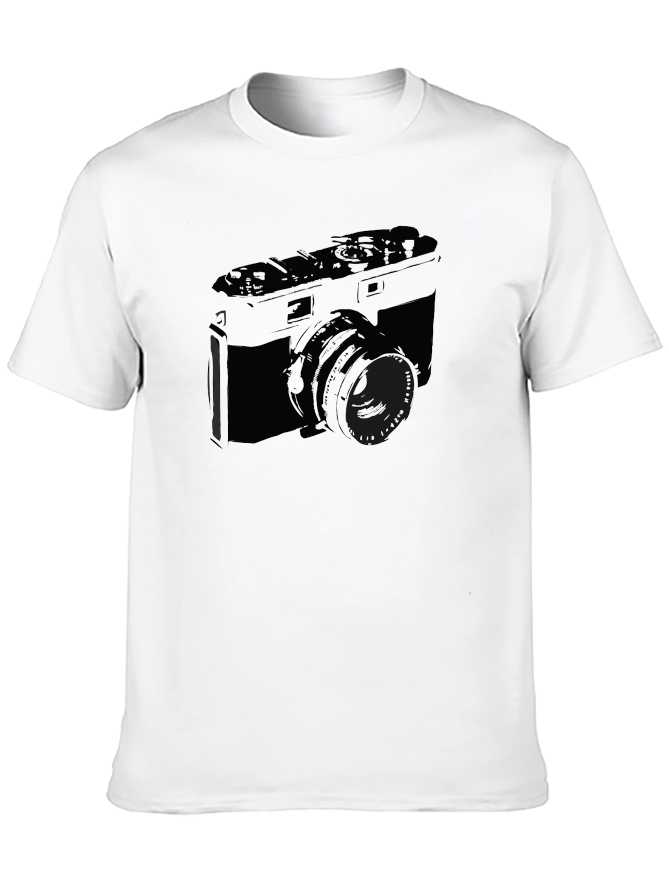 Black Retro Camera Graphic T-Shirt - Classic Photography Tee view 10