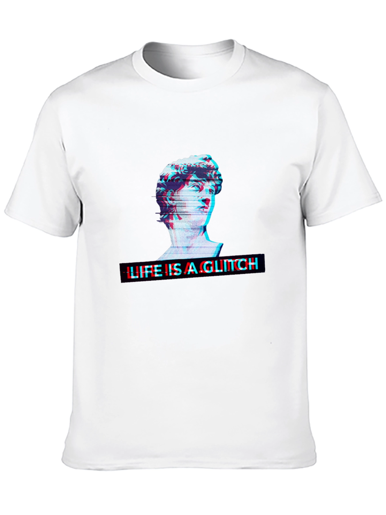 Glitch Art T-Shirt - Life is a Glitch Design - 10