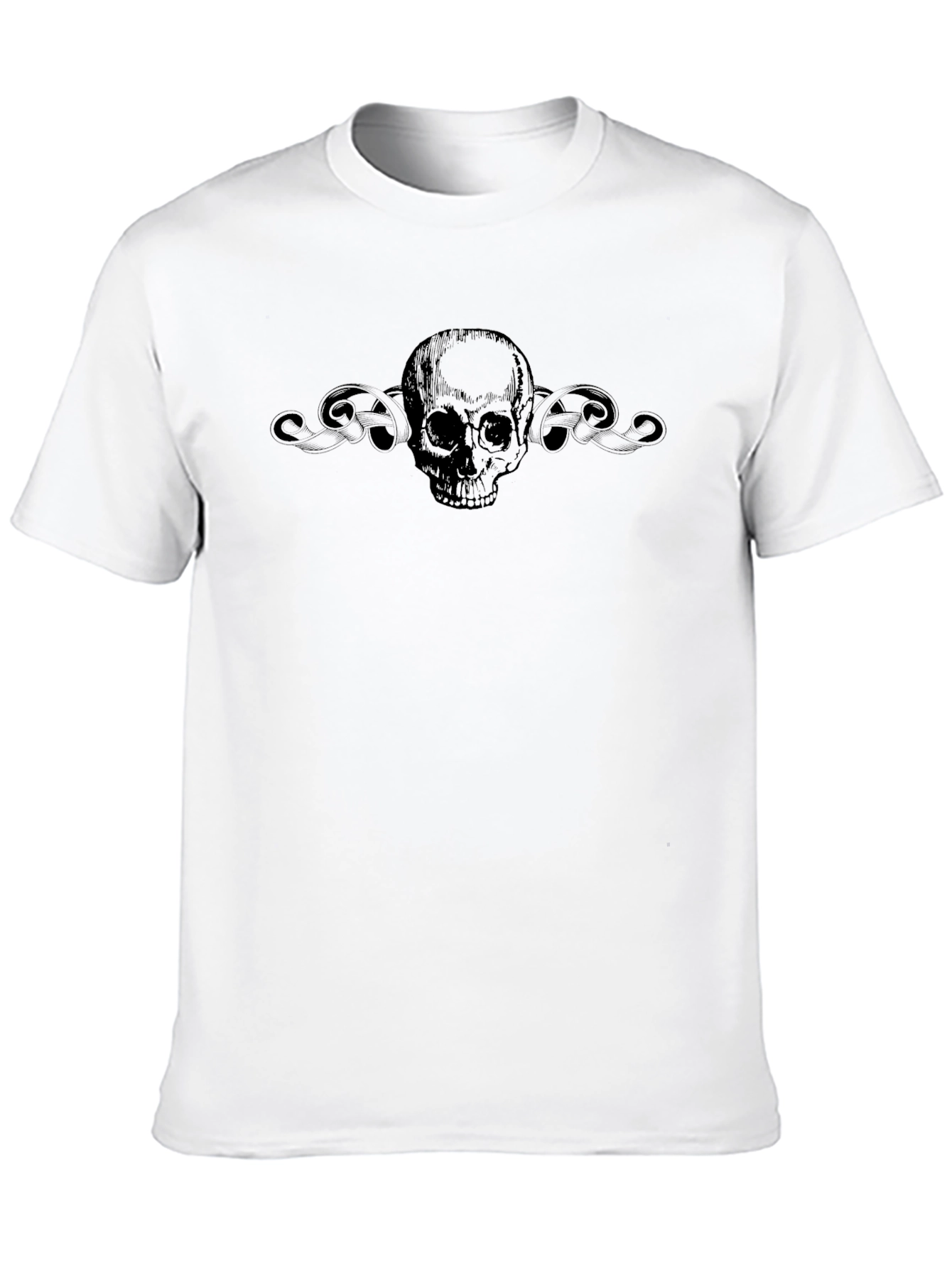 Black Skull Graphic Black T-Shirt - Edgy Style view 10