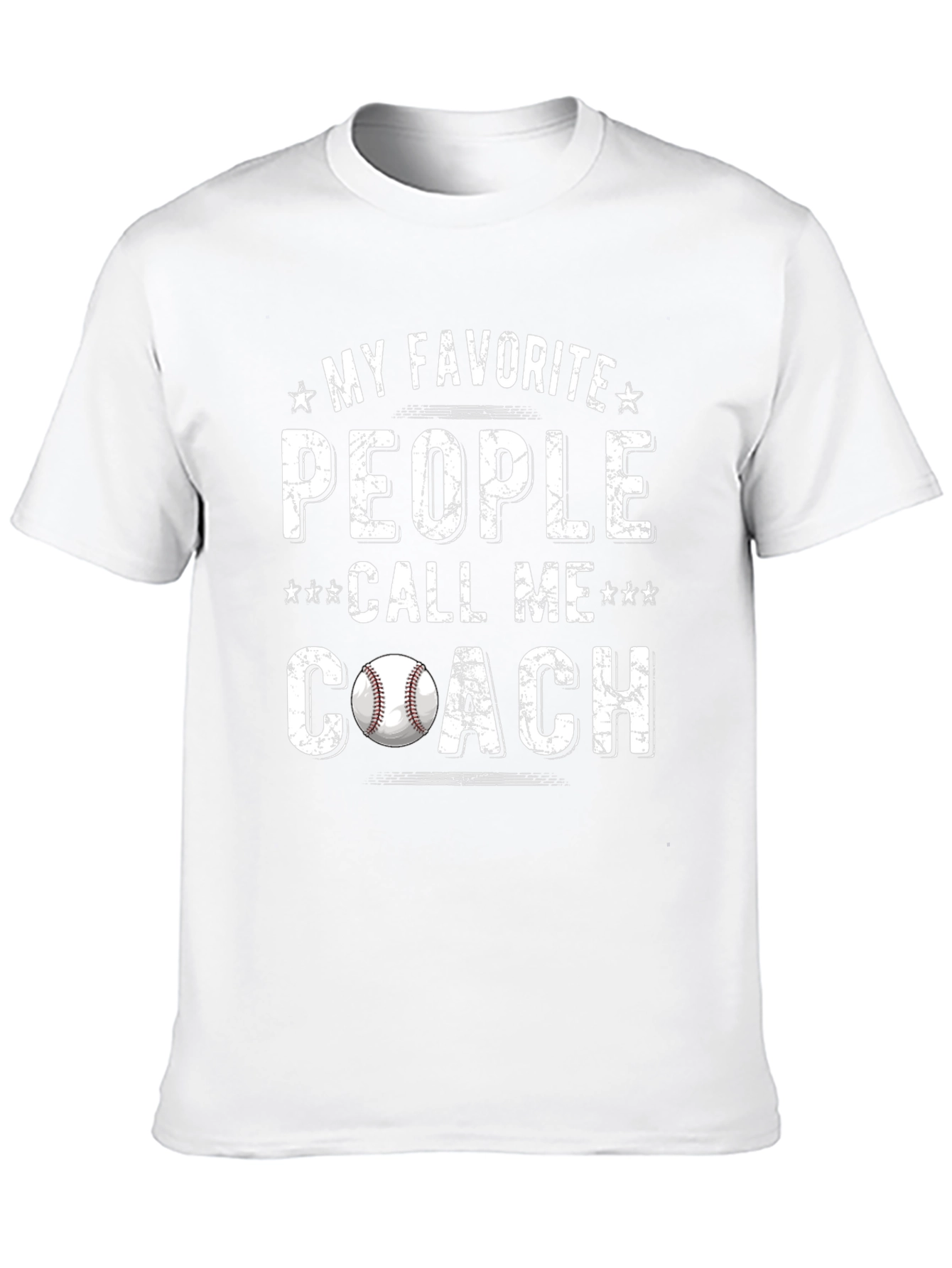 Black My Favorite People Call Me Coach Baseball T-Shirt view 10