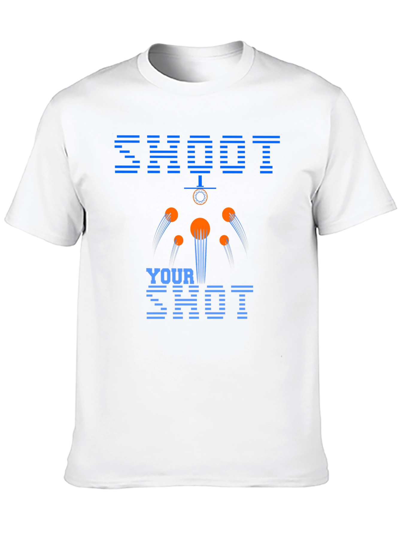 Black Shoot Your Shot Graphic Tee - Cool Casual Shirt view 10