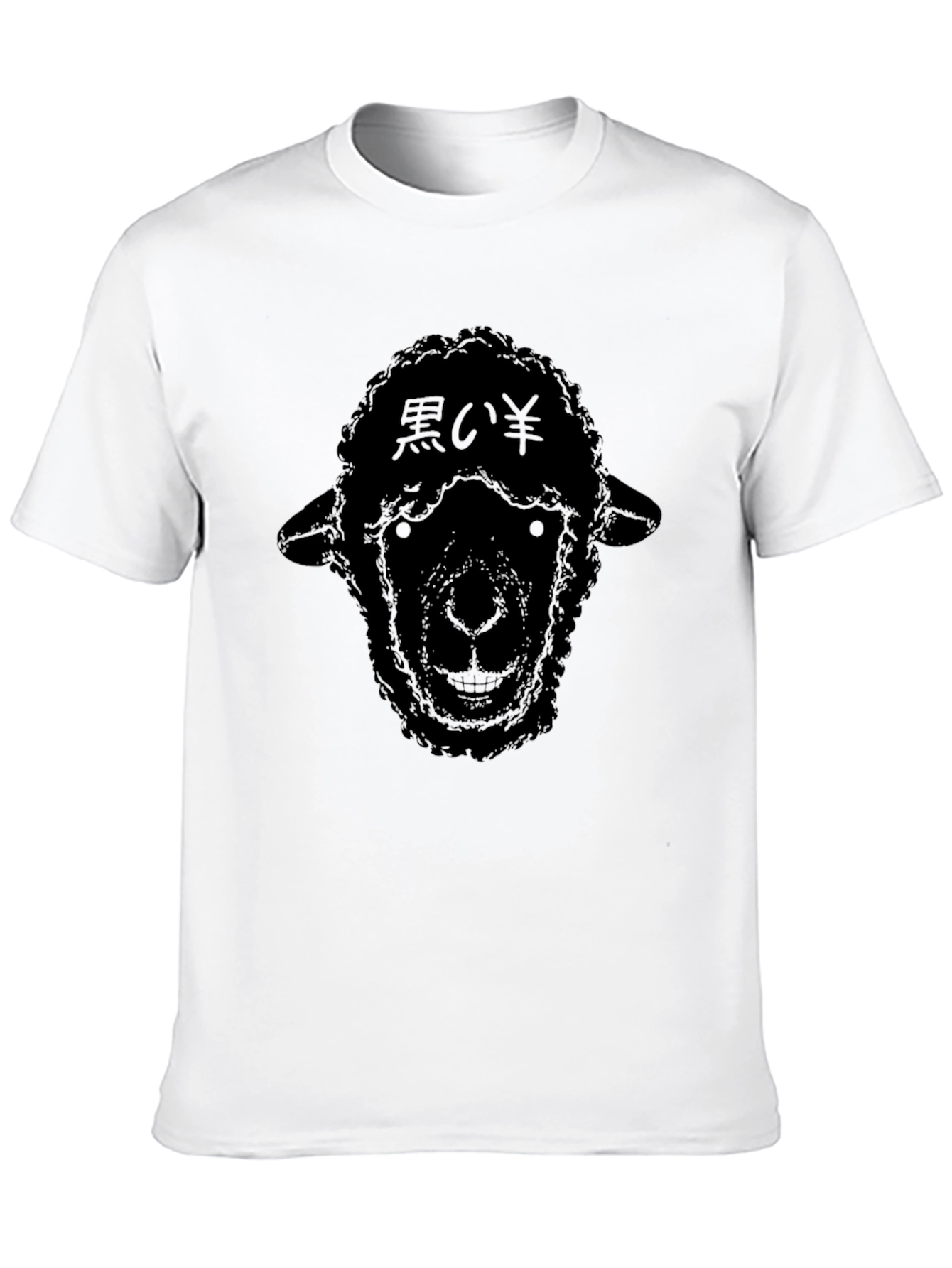 Black Black Sheep Tee - Japanese Design Soft Cotton view 10